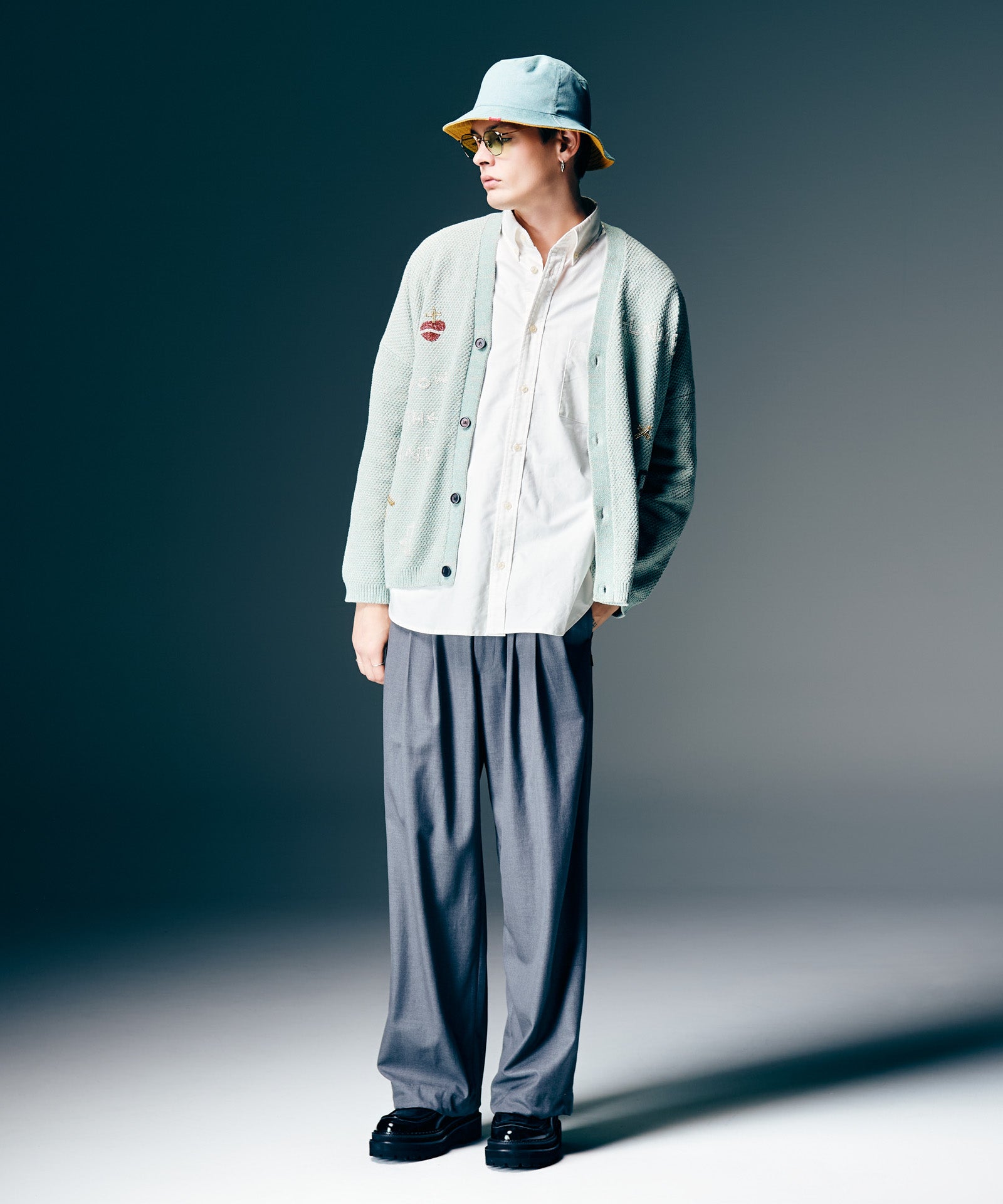 H:187 / C:92 / W:74 / H:91 着用サイズ:M