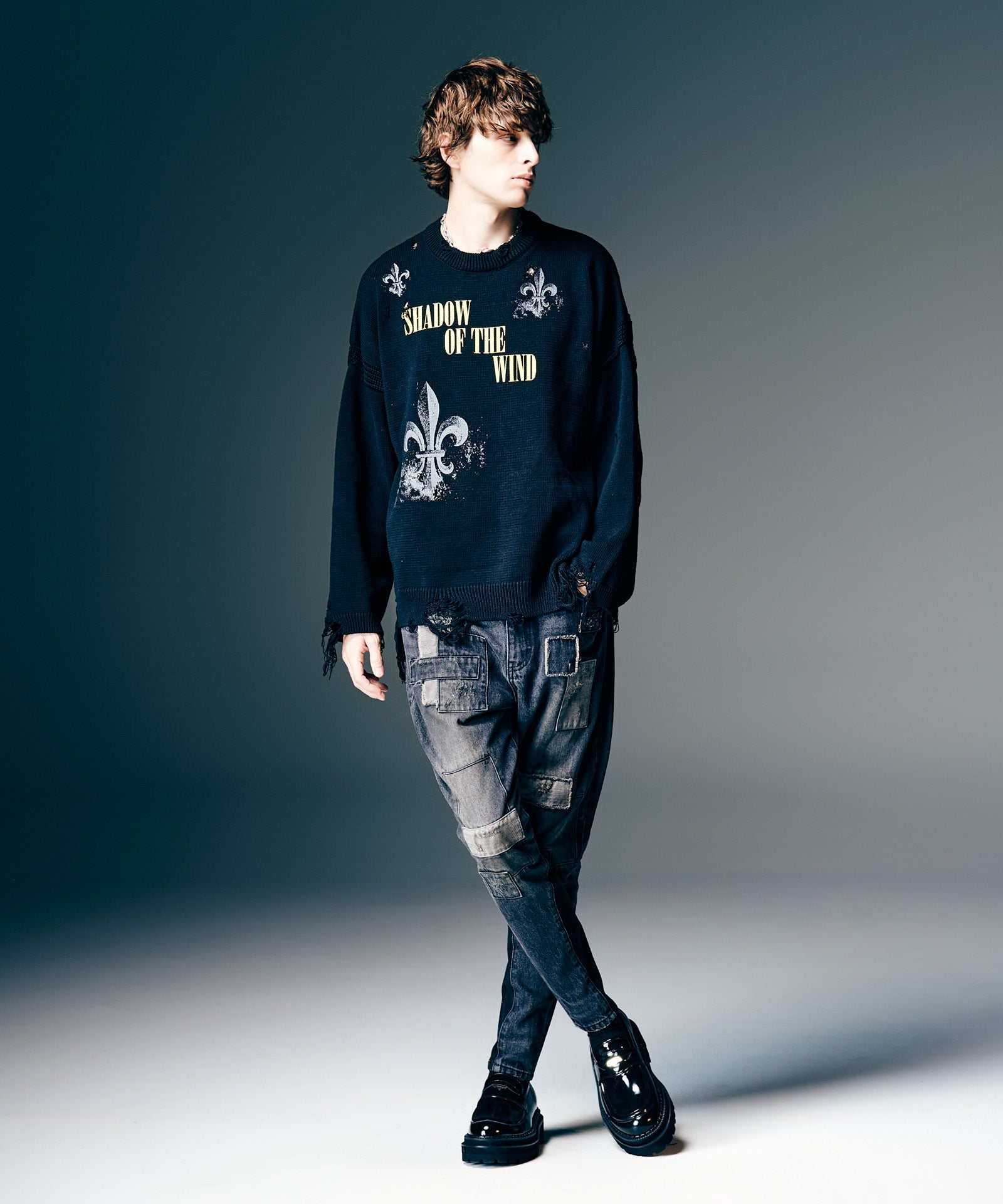 GB0126/KNT02 : Sacred Damage Knit / セイクリッドダメージニット