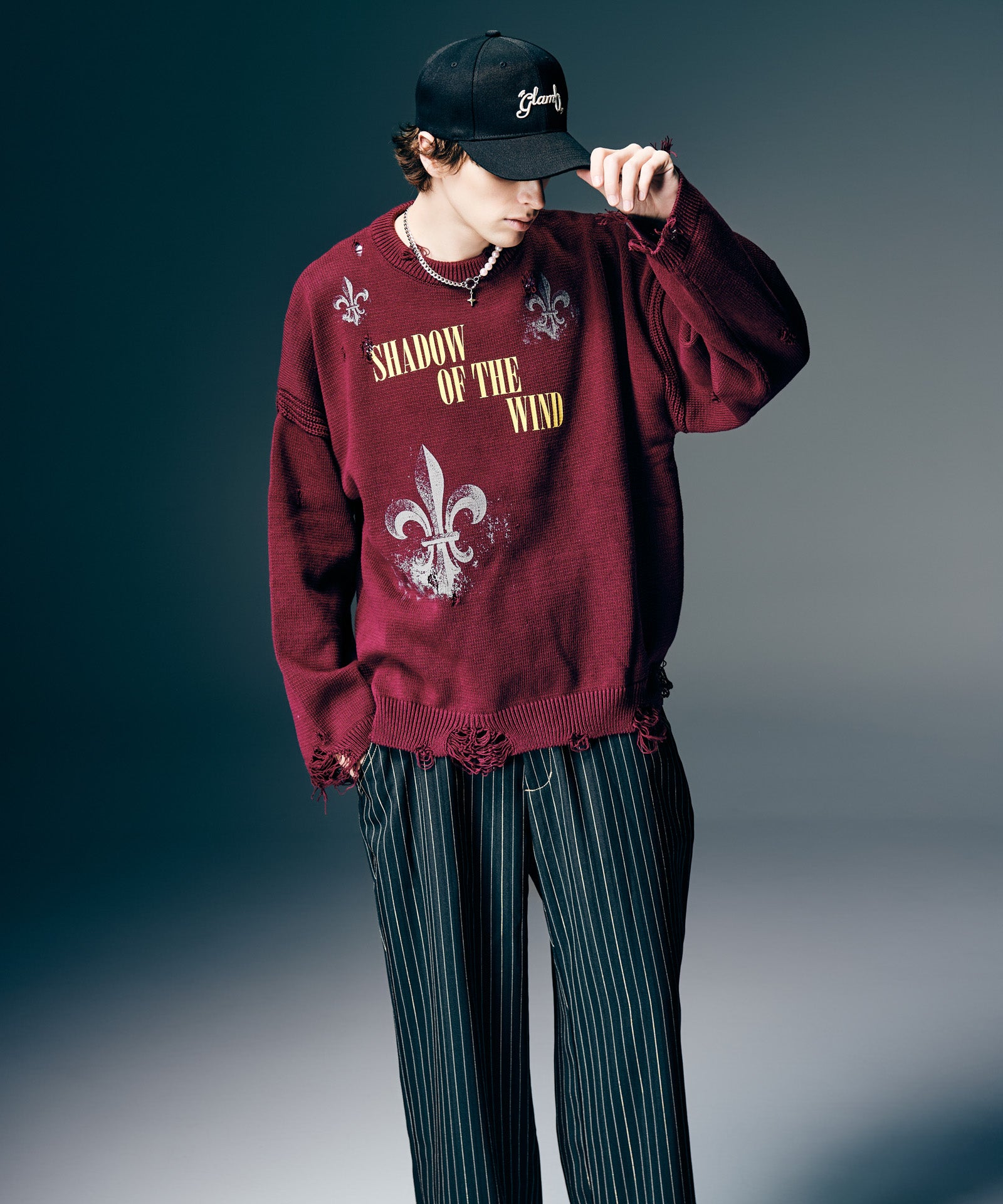 GB0126/KNT02 : Sacred Damage Knit / セイクリッドダメージニット