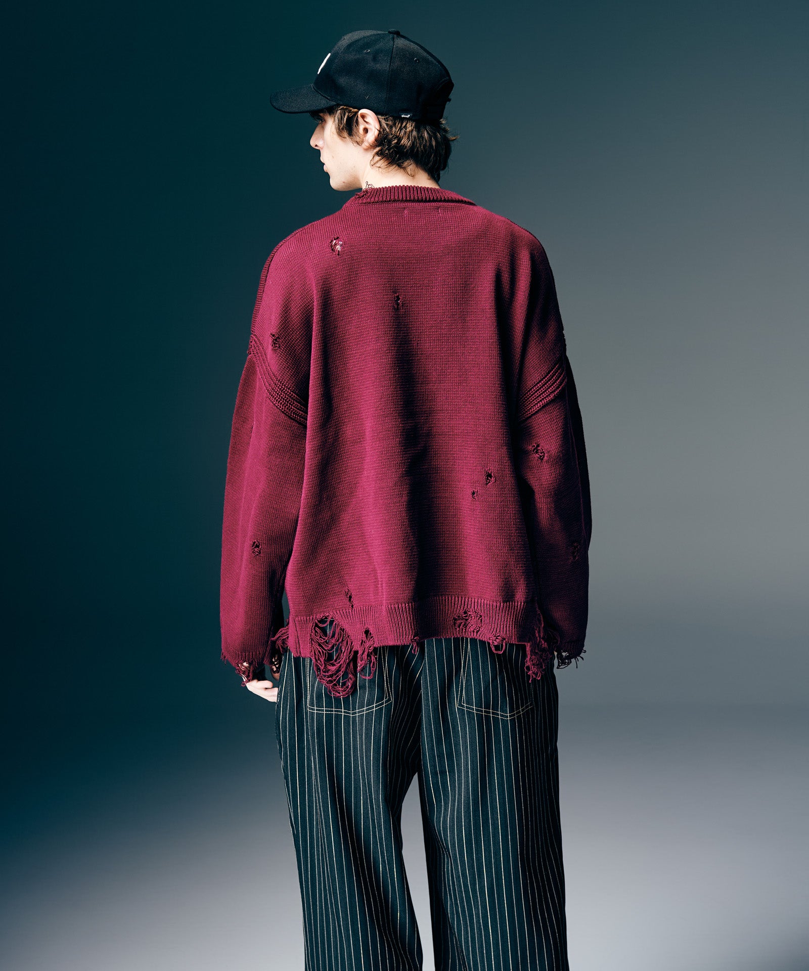 GB0126/KNT02 : Sacred Damage Knit / セイクリッドダメージニット