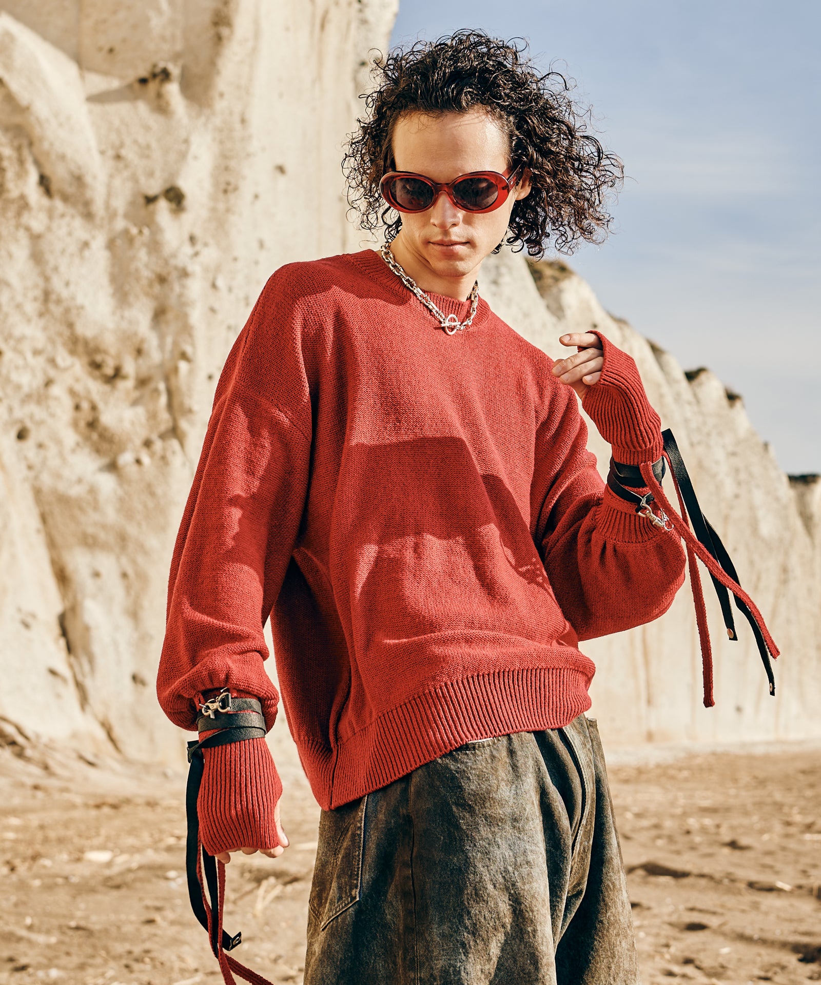 H:175 / C:83 / W:66 / H:87 着用サイズ:L