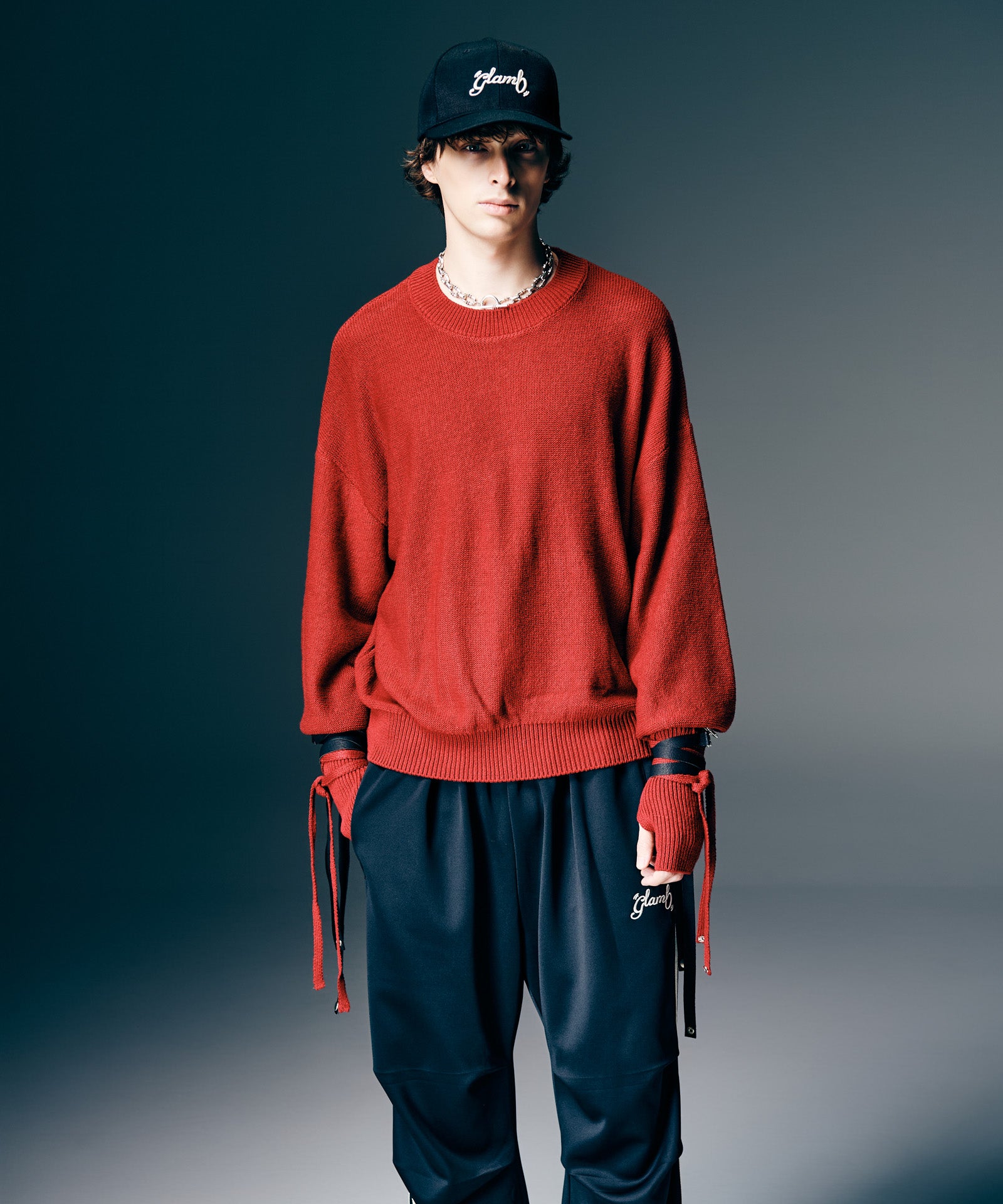 GB0126/KNT05 : Blow Creed Knit / ブロウクリードニット | glamb