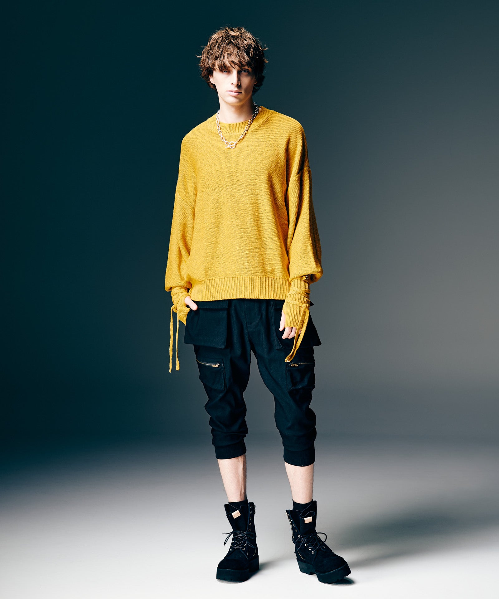 GB0126/KNT05 : Blow Creed Knit / ブロウクリードニット | glamb
