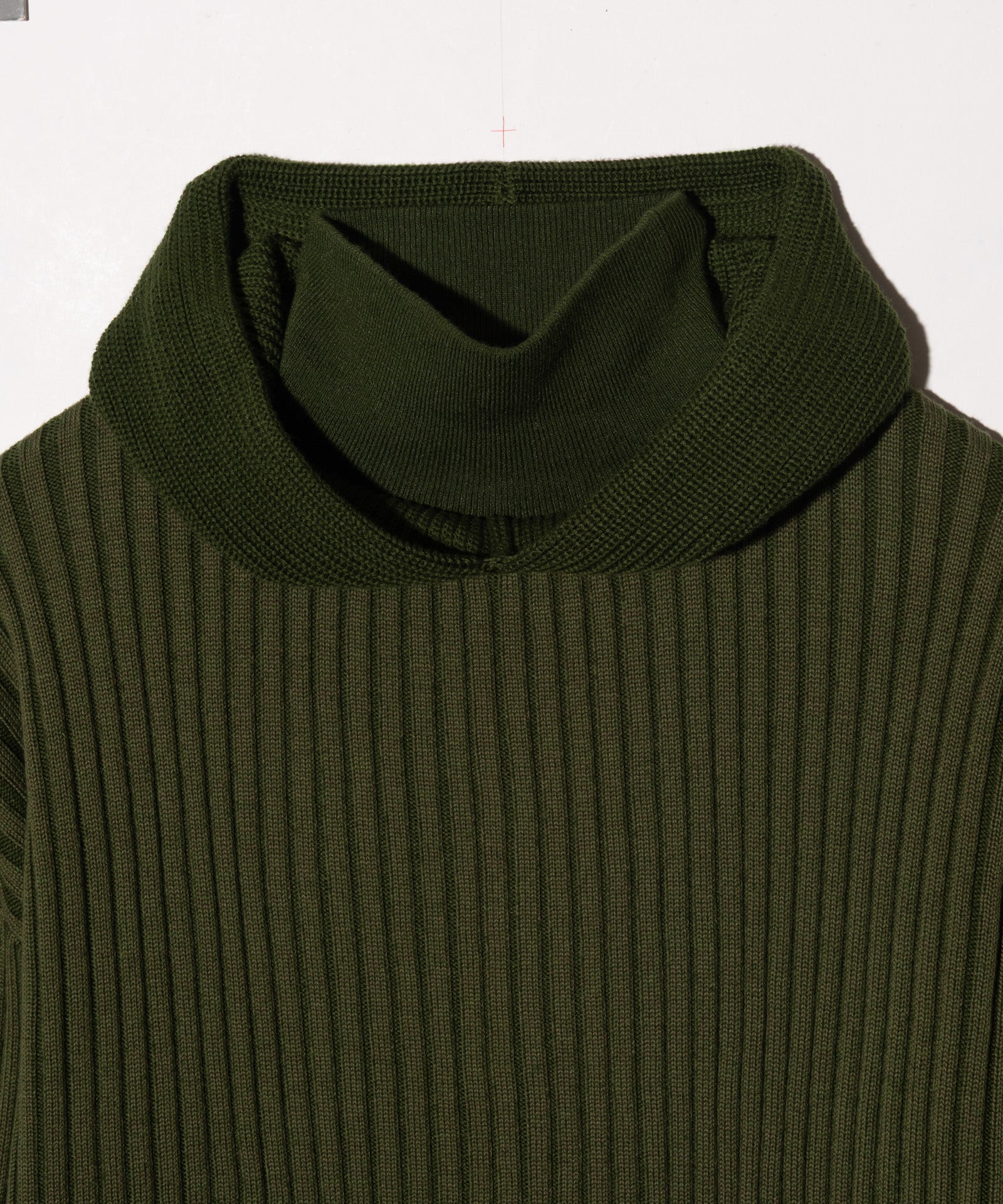 GB0126/KNT06 : Stripe Rib Knit Hoodie / ストライプリブニット
