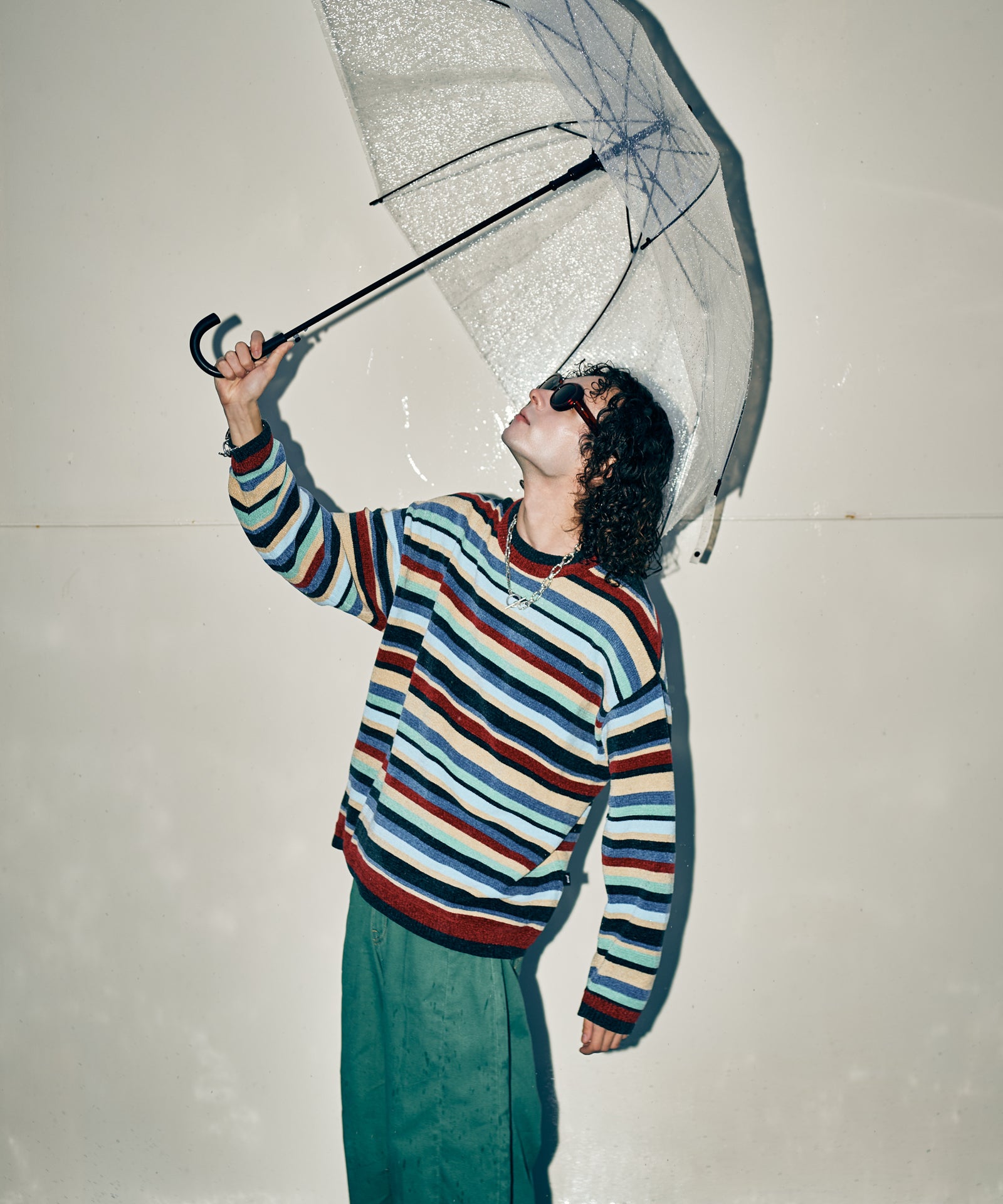 GB0126/KNT08 : Mid Century Border Knit / ミッドセンチュリー