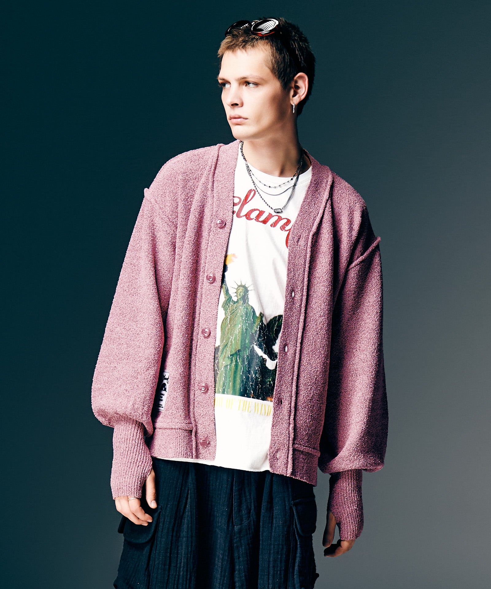 H:187 / C:92 / W:74 / H:91 着用サイズ:L