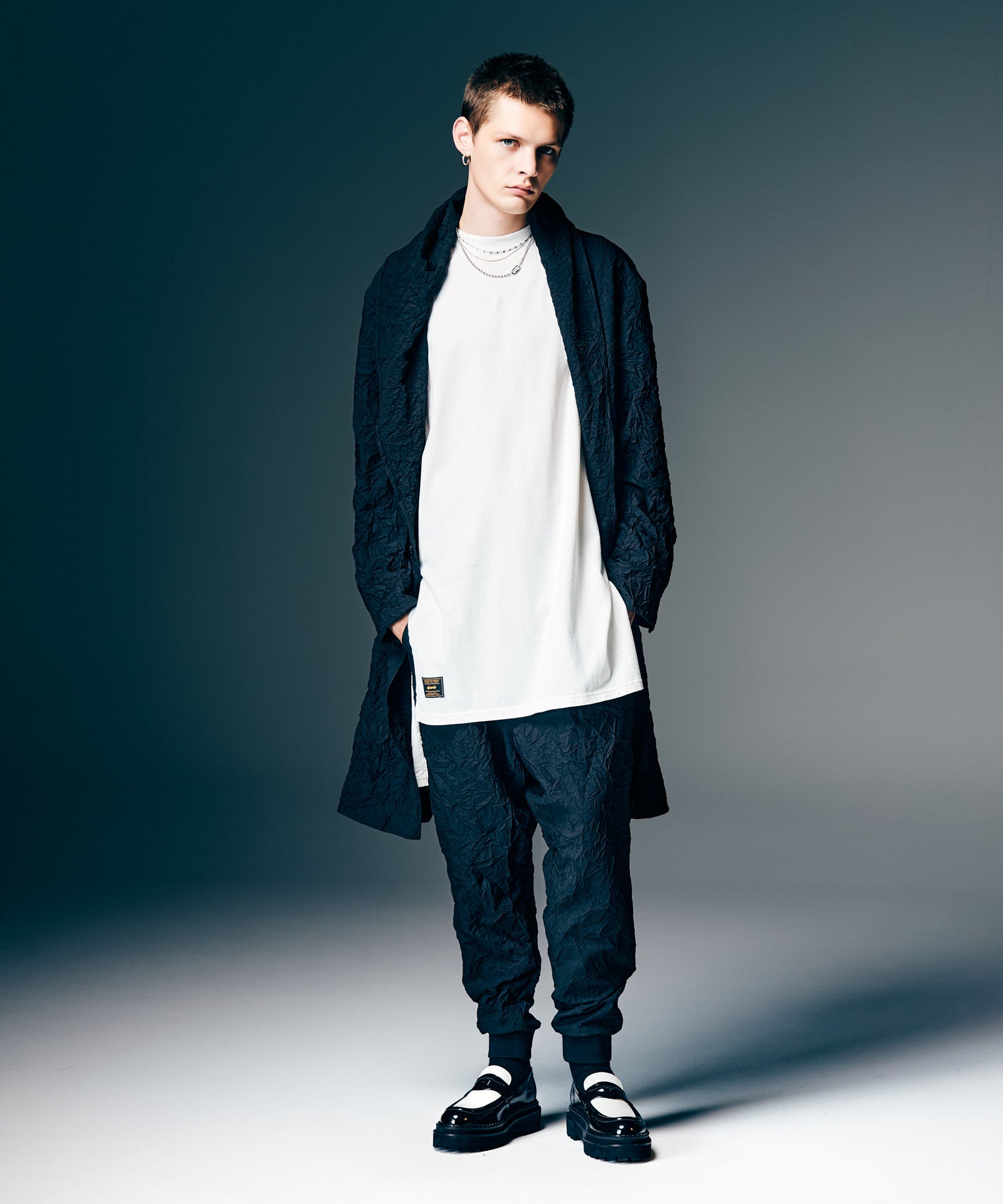 GB0126/P03 : Crinkle Sarrouel Pants / クリンクルサルエルパンツ