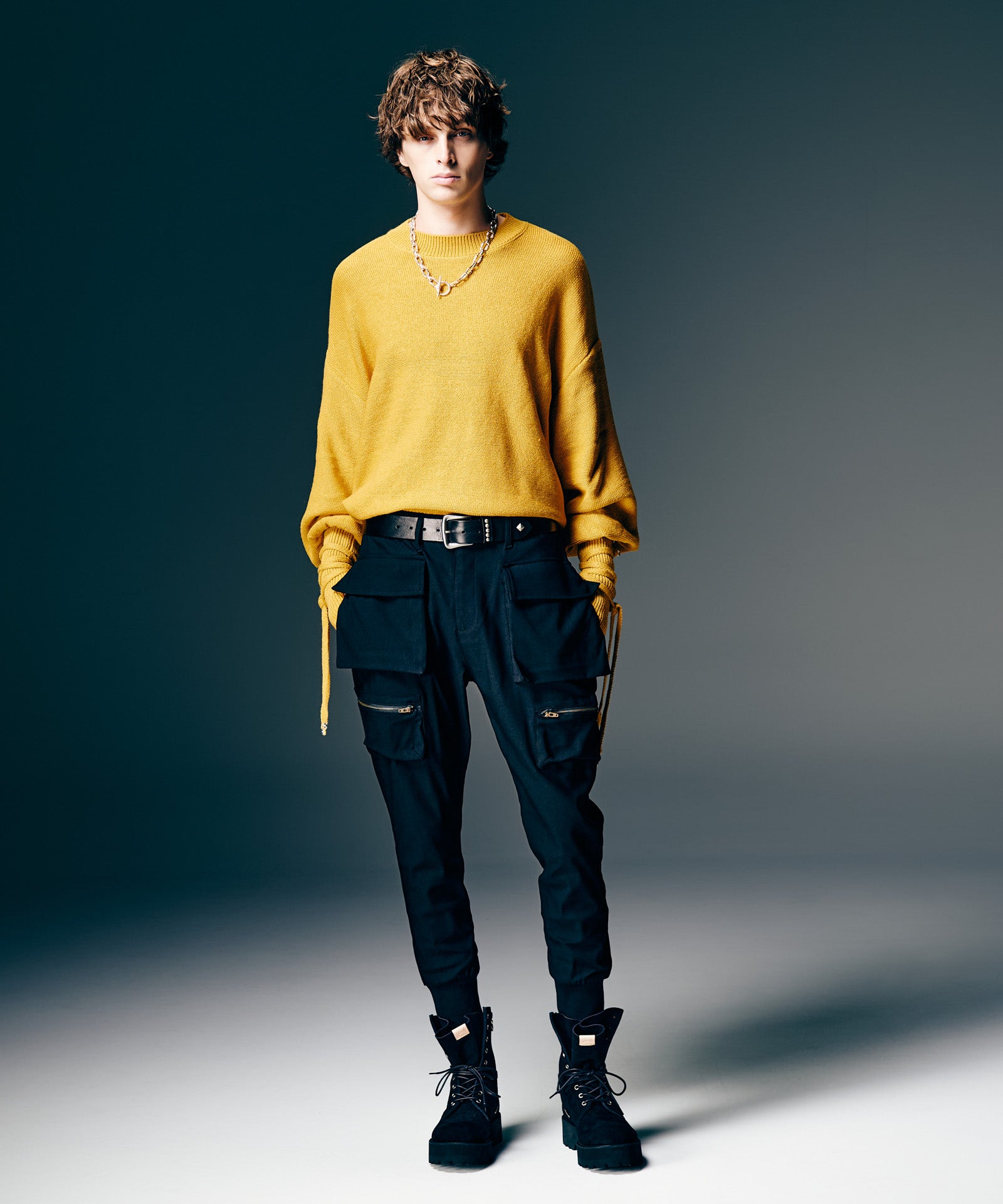 GB0126/P05 : Rib Cargo Pants / リブカーゴパンツ | glamb Online