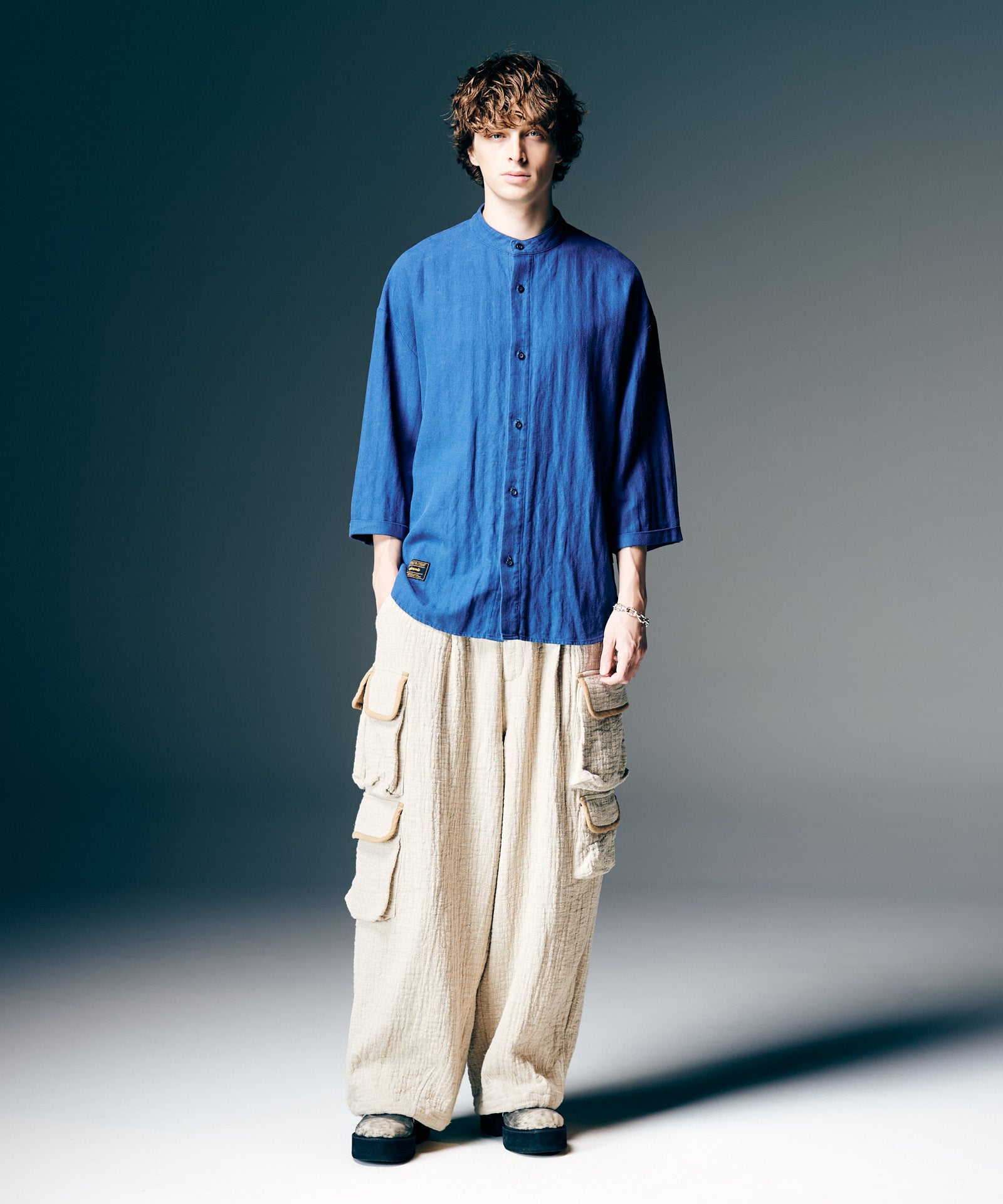 GB0126/P07 : Linen Cargo Pants / リネンカーゴパンツ | glamb Online