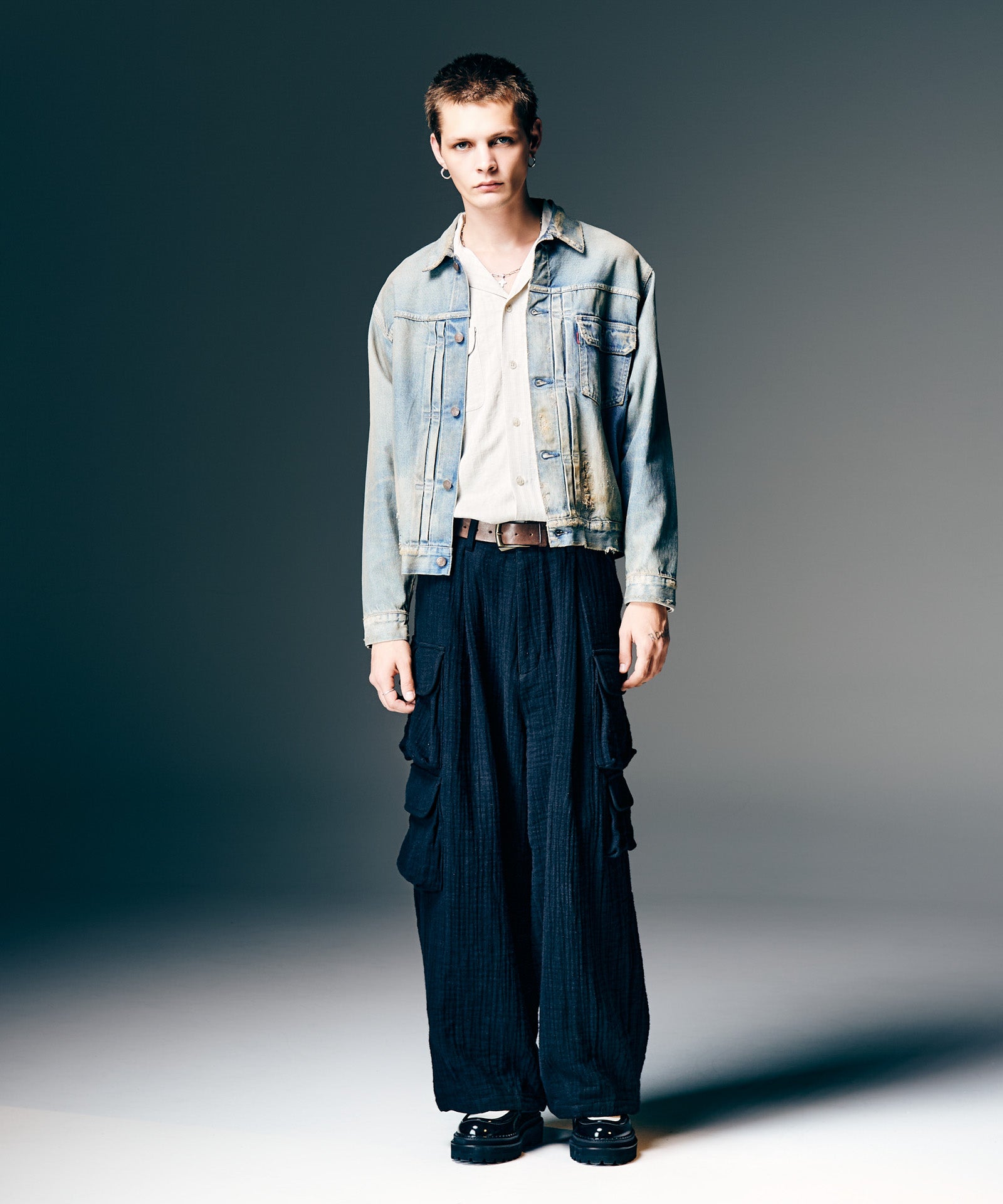 GB0126/P07 : Linen Cargo Pants / リネンカーゴパンツ | glamb Online