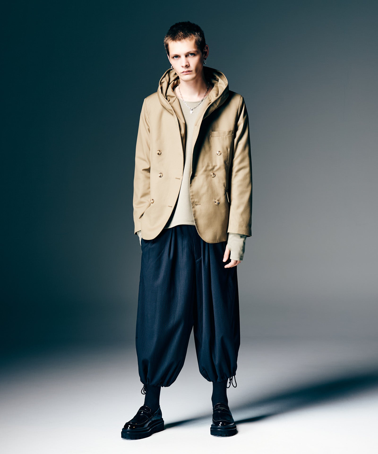 GB0126/P13 : Easy Wide Cropped Pants / イージーワイドクロップド