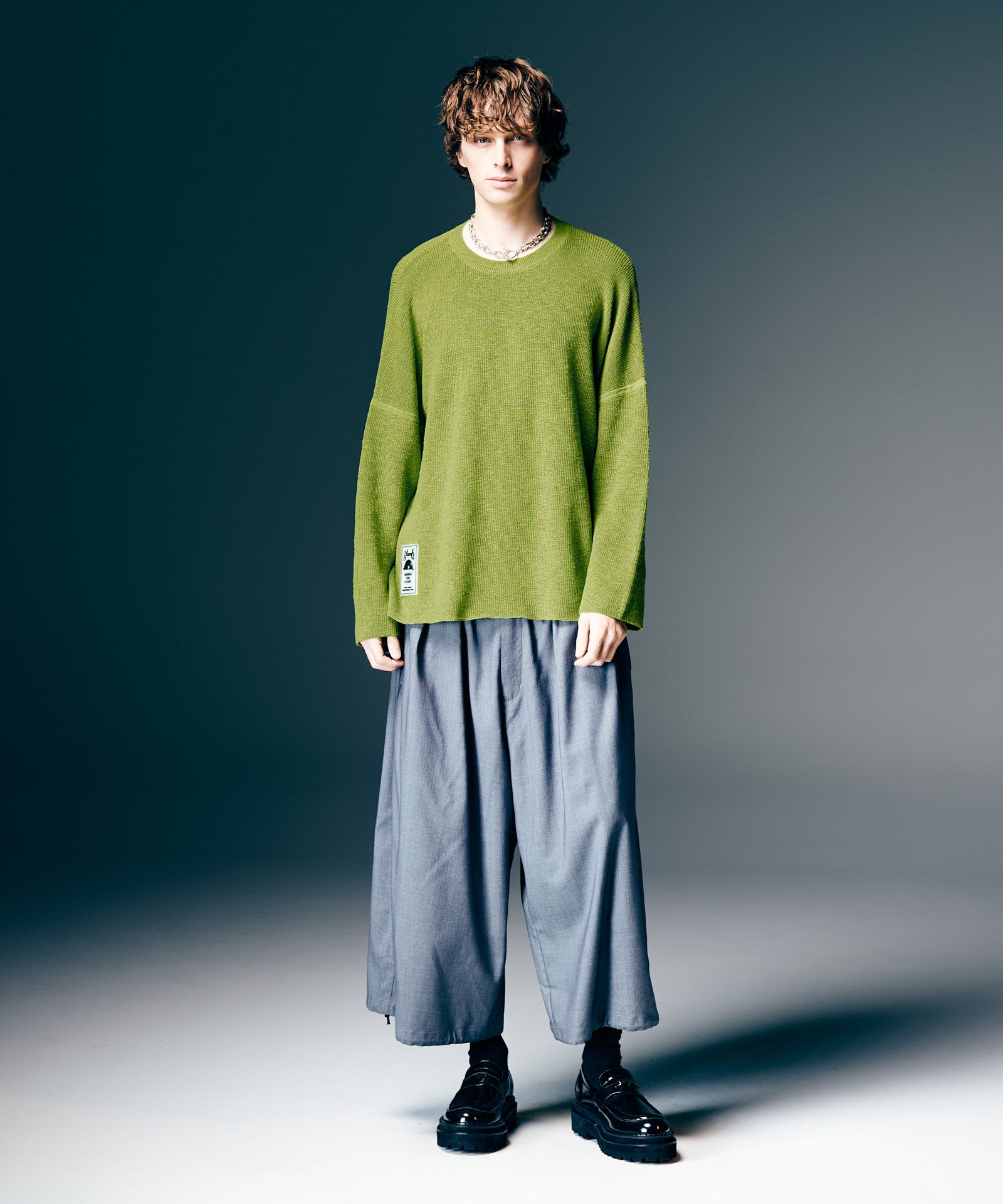 GB0126/P13 : Easy Wide Cropped Pants / イージーワイドクロップド