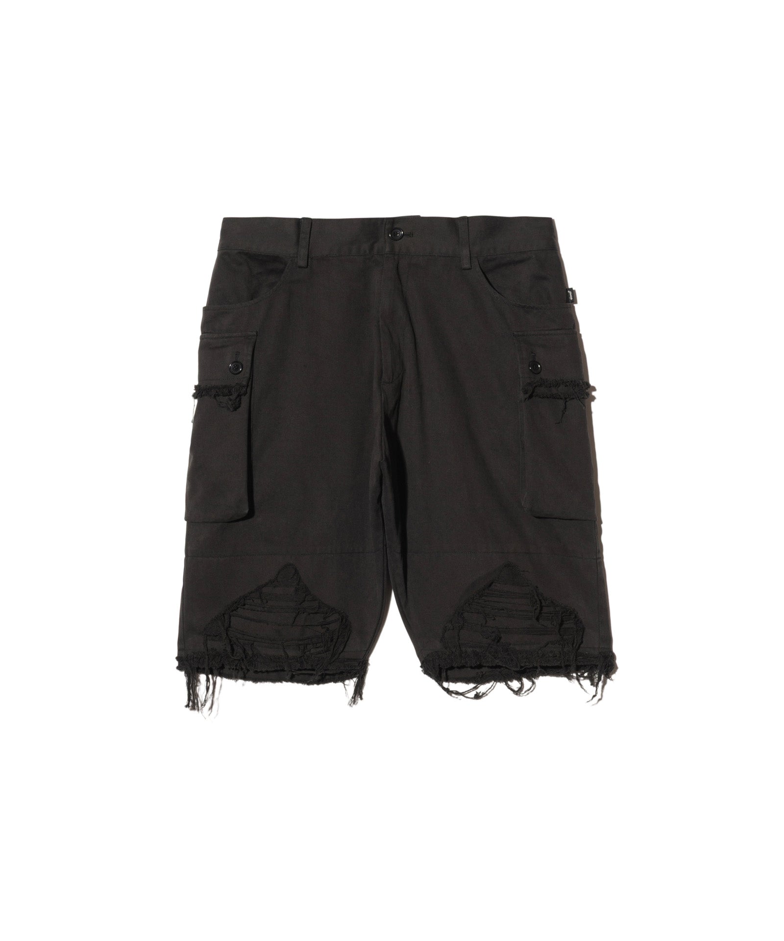 GB0126/P14 : Crush Cargo Shorts / クラッシュカーゴショーツ | glamb