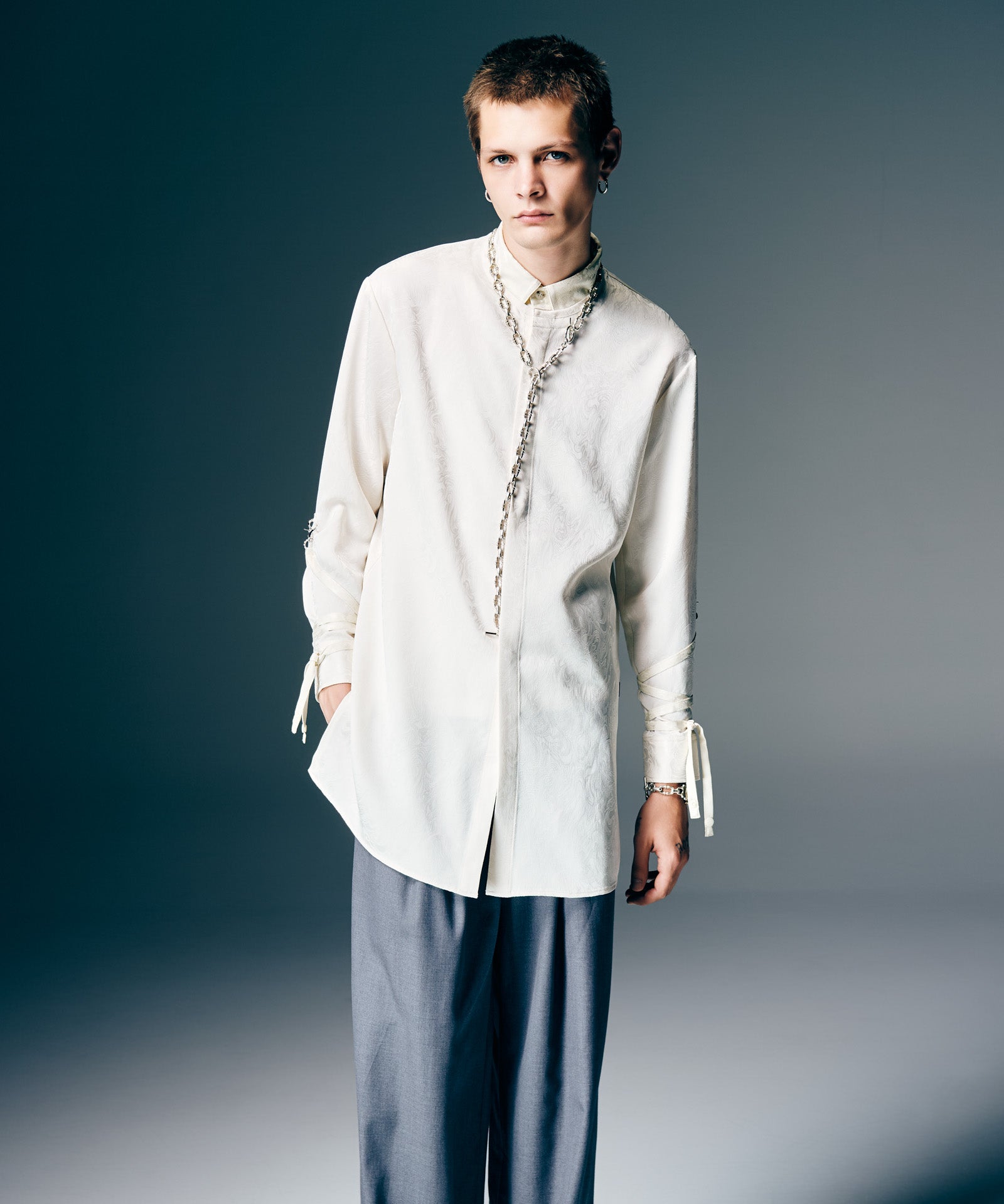 GB0126/SH02 : Blow Long Shirt / ブロウロングシャツ – glamb Online