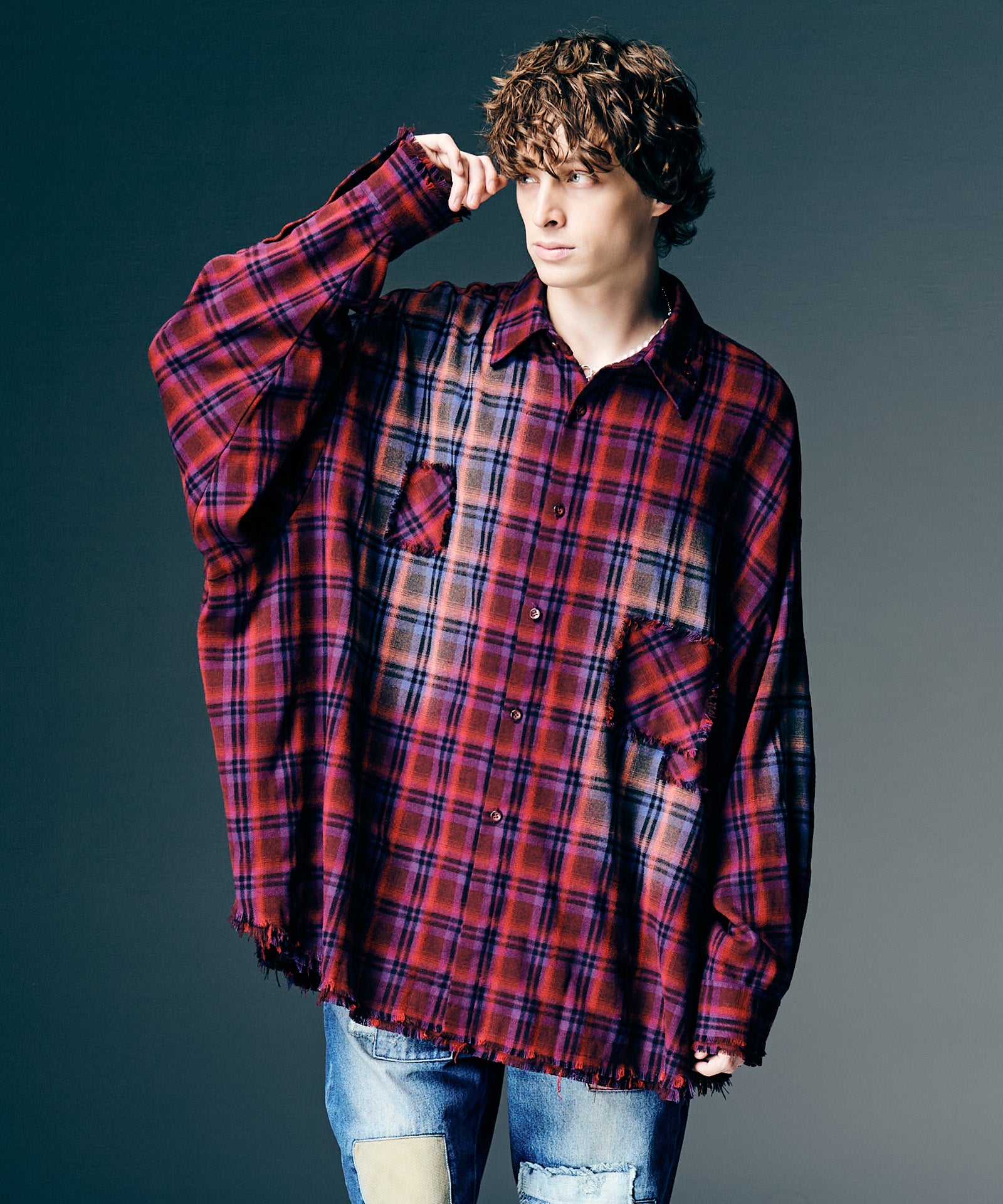 GB0126/SH03 : 4XL Flannel Shirt / 4XLフランネルシャツ – glamb