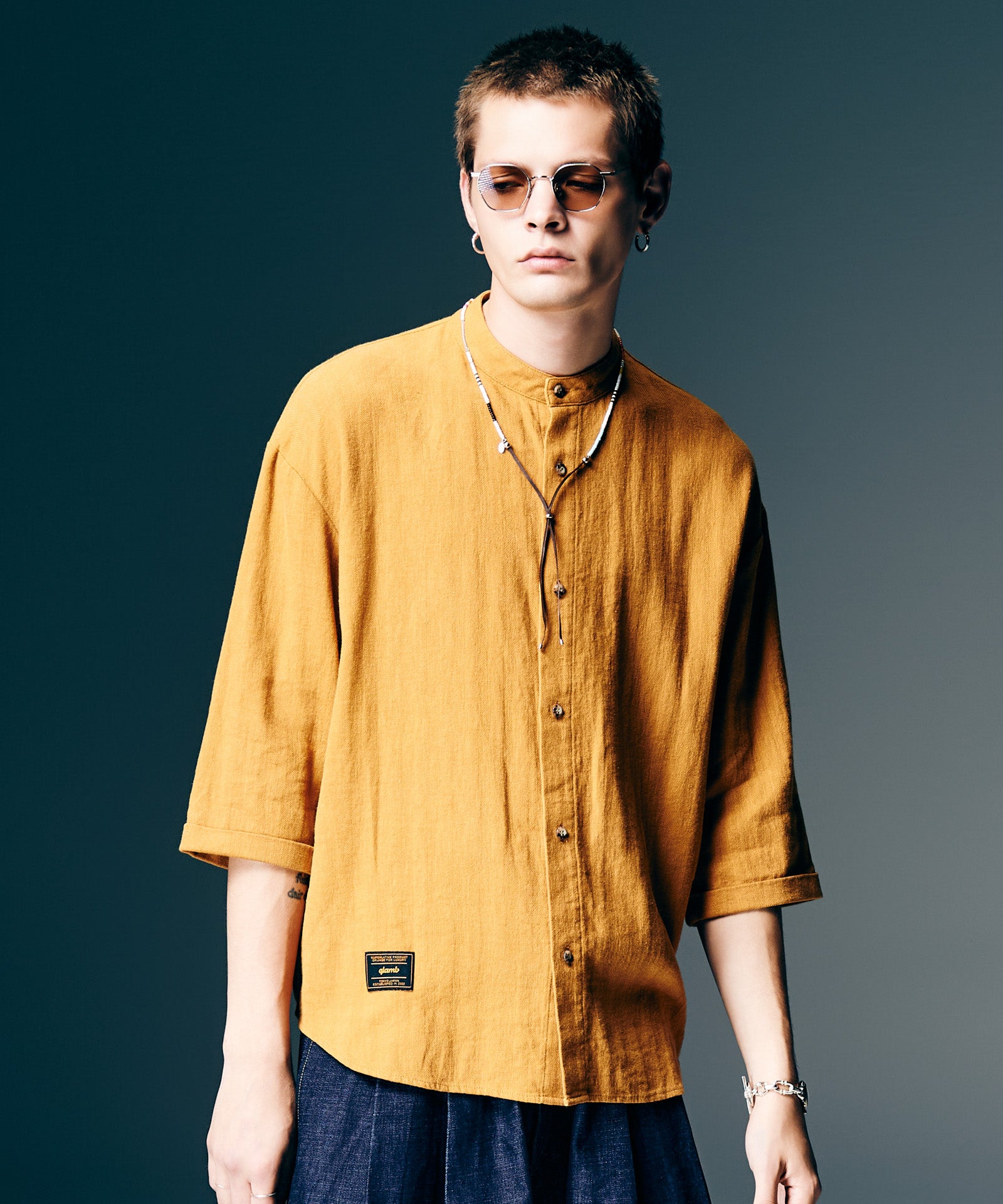 tenderloin stand shirt スタンドシャツ　サイズL GB0126/SH07 : Stand Collar Shirt / スタンドカラーシャツ | glamb
