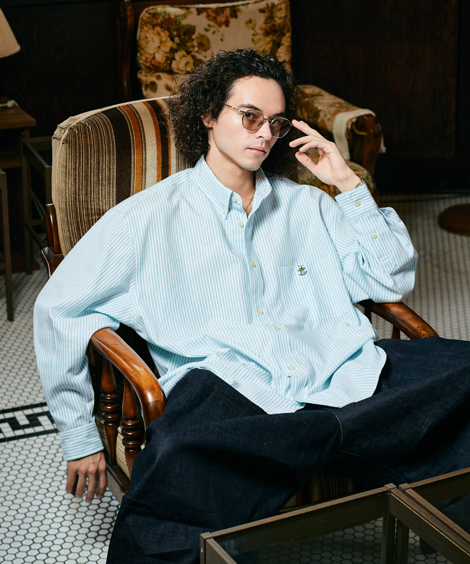 H:175 / C:83 / W:66 / H:87 着用サイズ:L