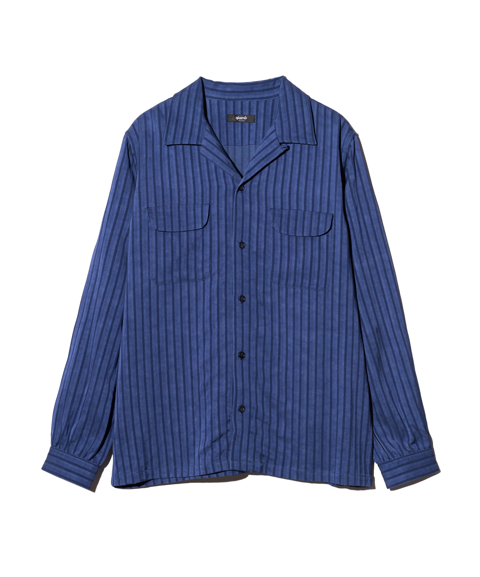 GB0126/ST04 : Stripe Jacquard Linen Shirt Set Up / ストライプ