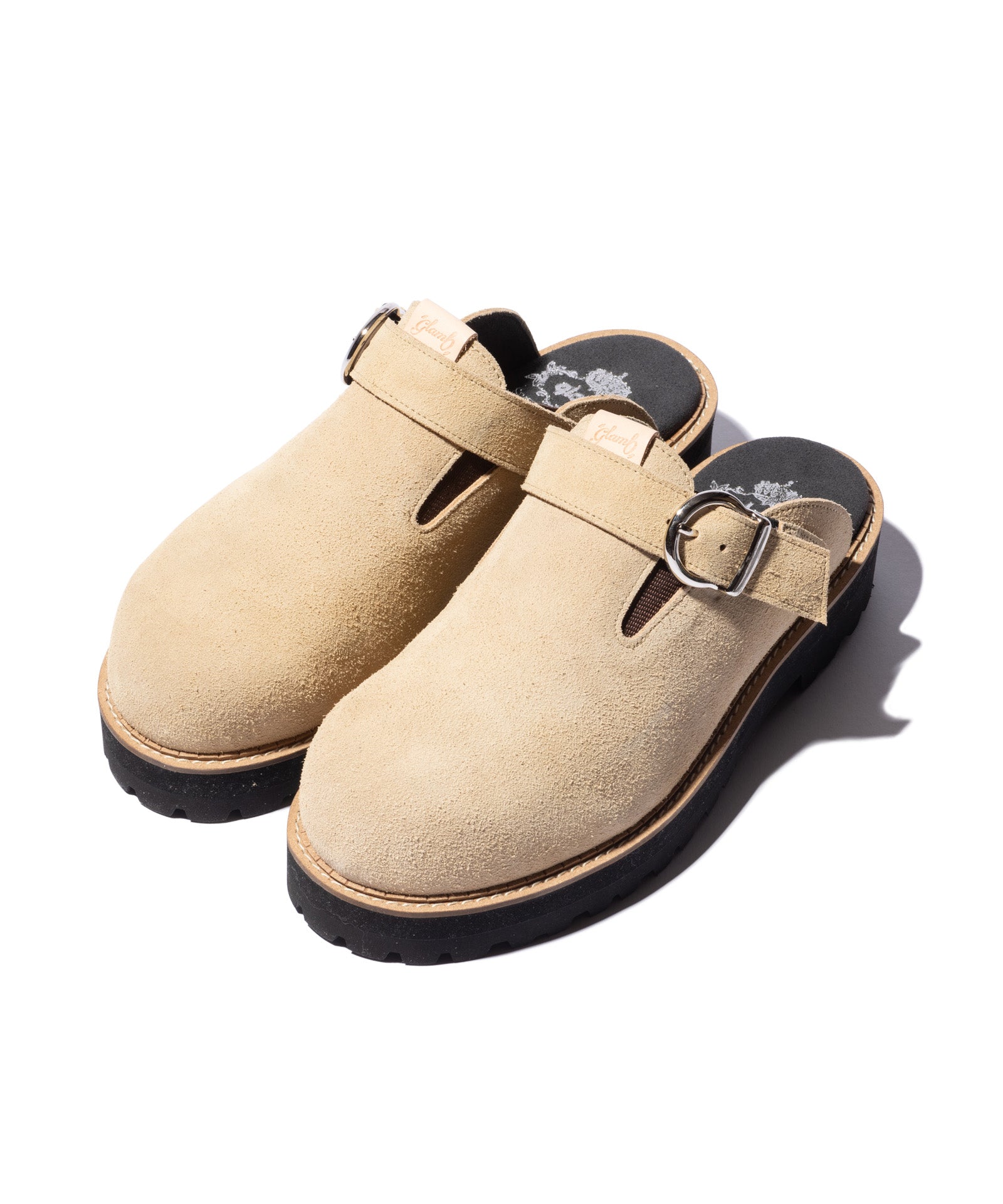 GB0226/AC03 : Cow Suede Clog Sandals / カウスエードクロッグ