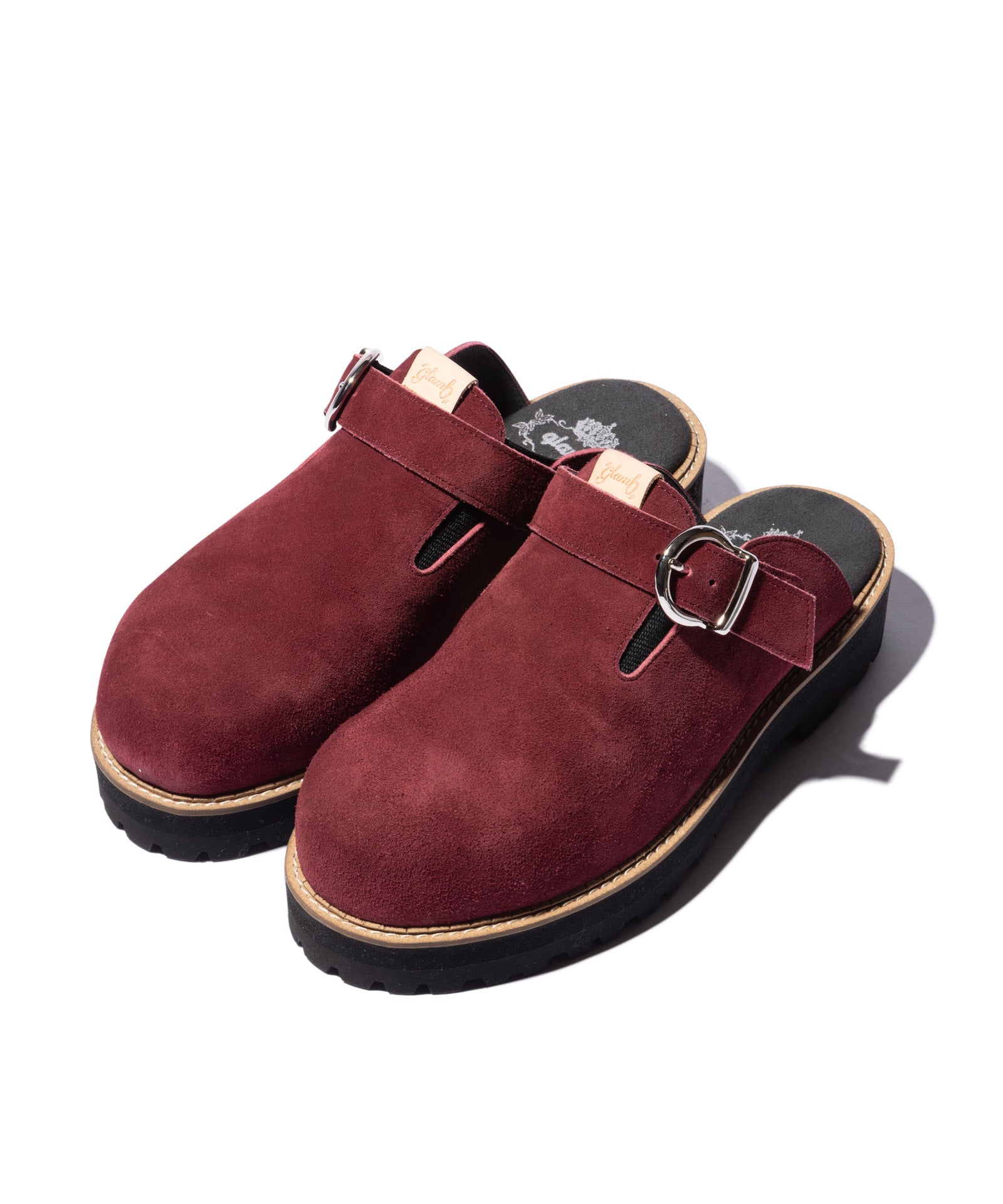 GB0226/AC03 : Cow Suede Clog Sandals / カウスエードクロッグ