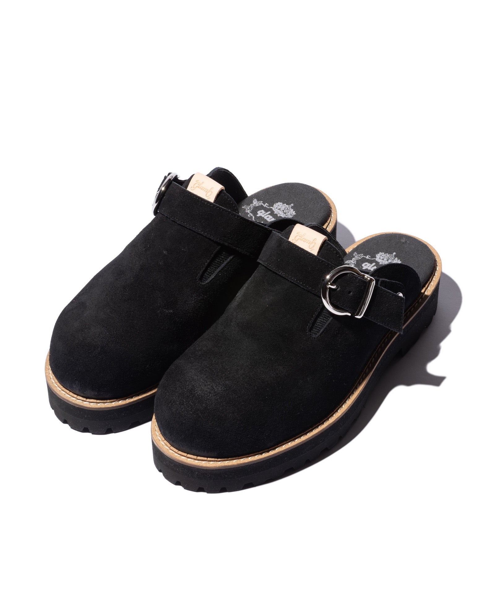 GB0226/AC03 : Cow Suede Clog Sandals / カウスエードクロッグ