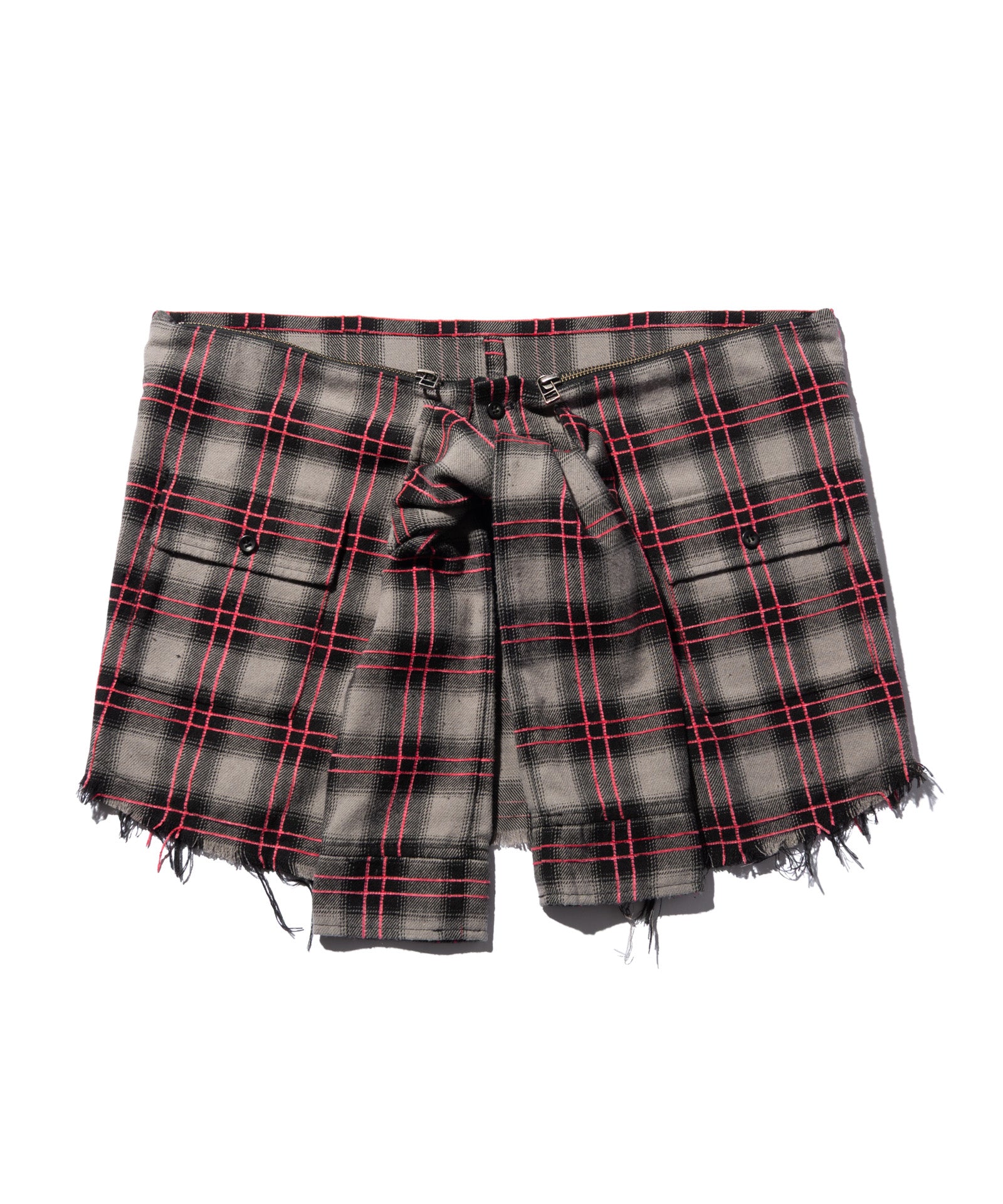 GB0226/AC06 : Check Shirt Bag / チェックシャツバッグ | glamb