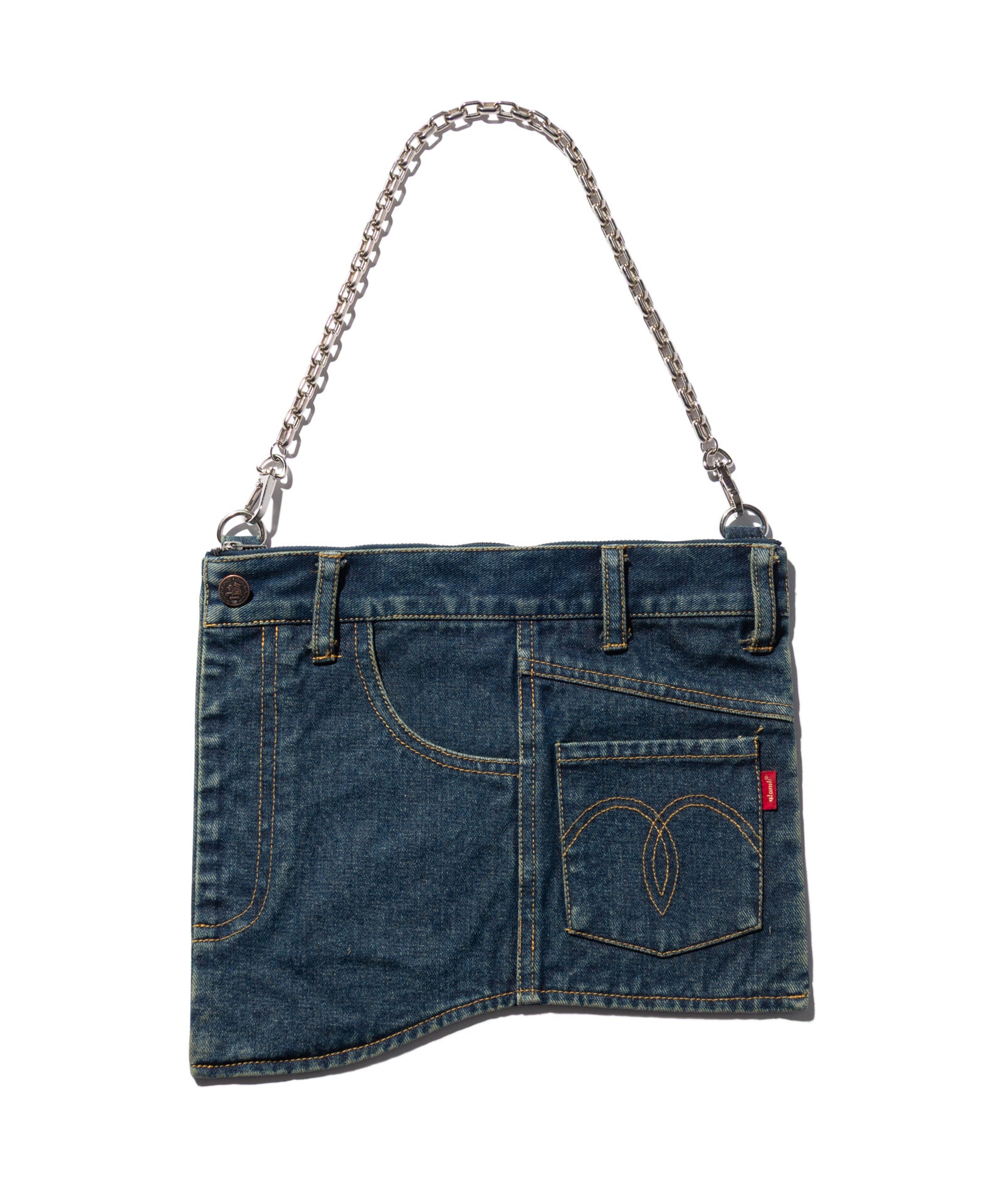 GB0226/AC07 : Aged Denim Bag / エイジドデニムバッグ | glamb Online