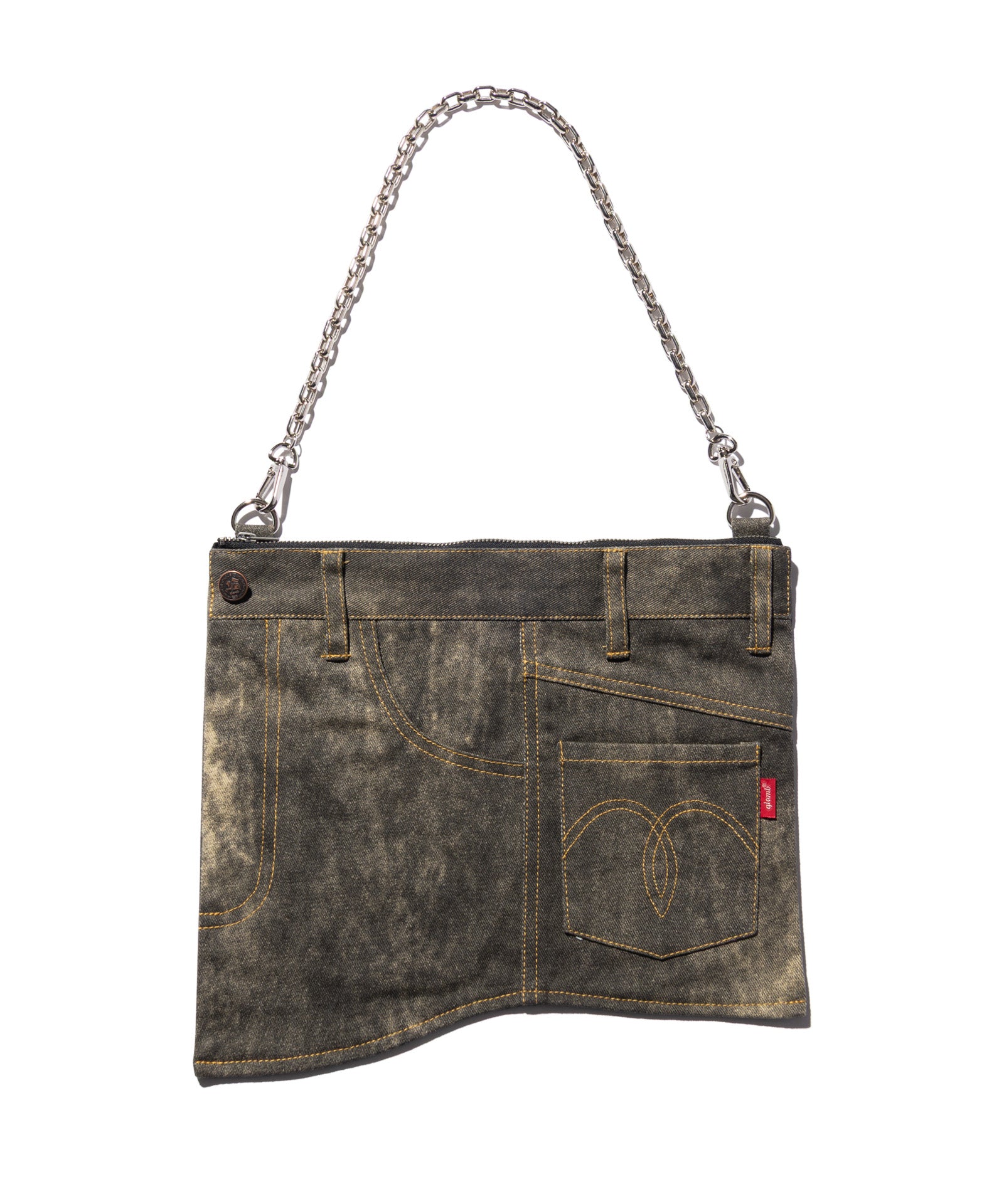 GB0226/AC07 : Aged Denim Bag / エイジドデニムバッグ | glamb Online