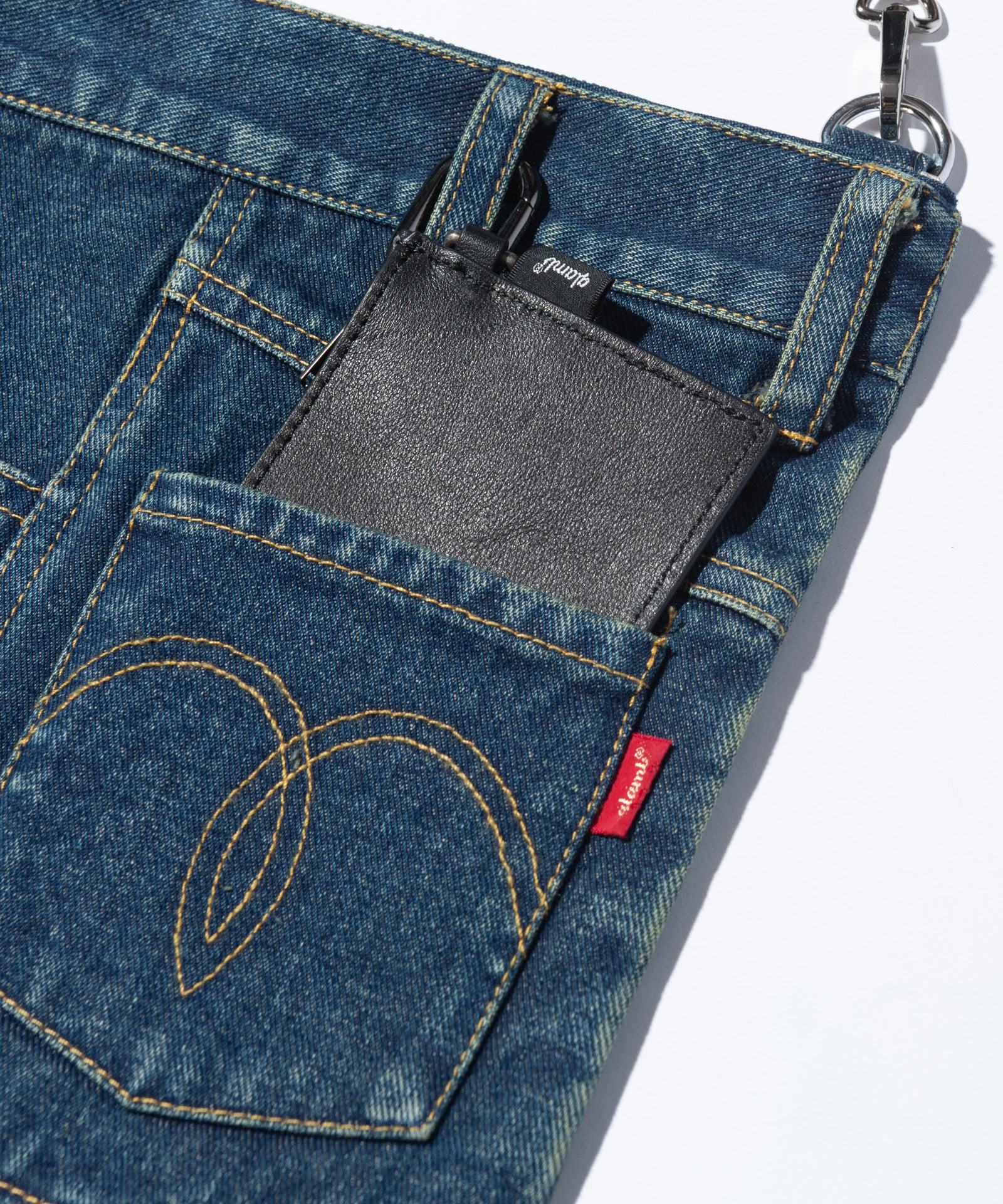 GB0226/AC07 : Aged Denim Bag / エイジドデニムバッグ | glamb Online