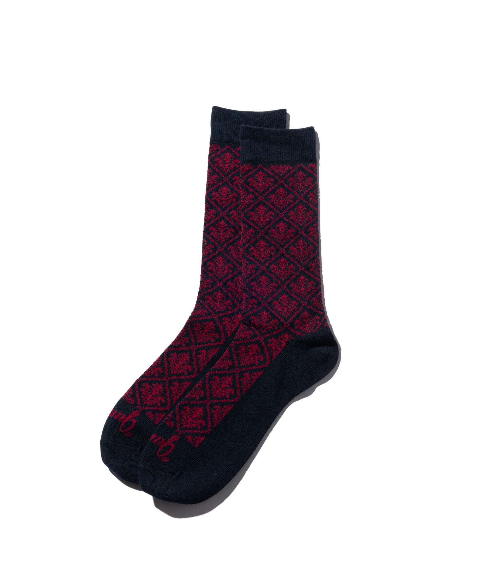 GB0226/AC12 : Baroque Pattern Socks Set / バロックパターンソックス