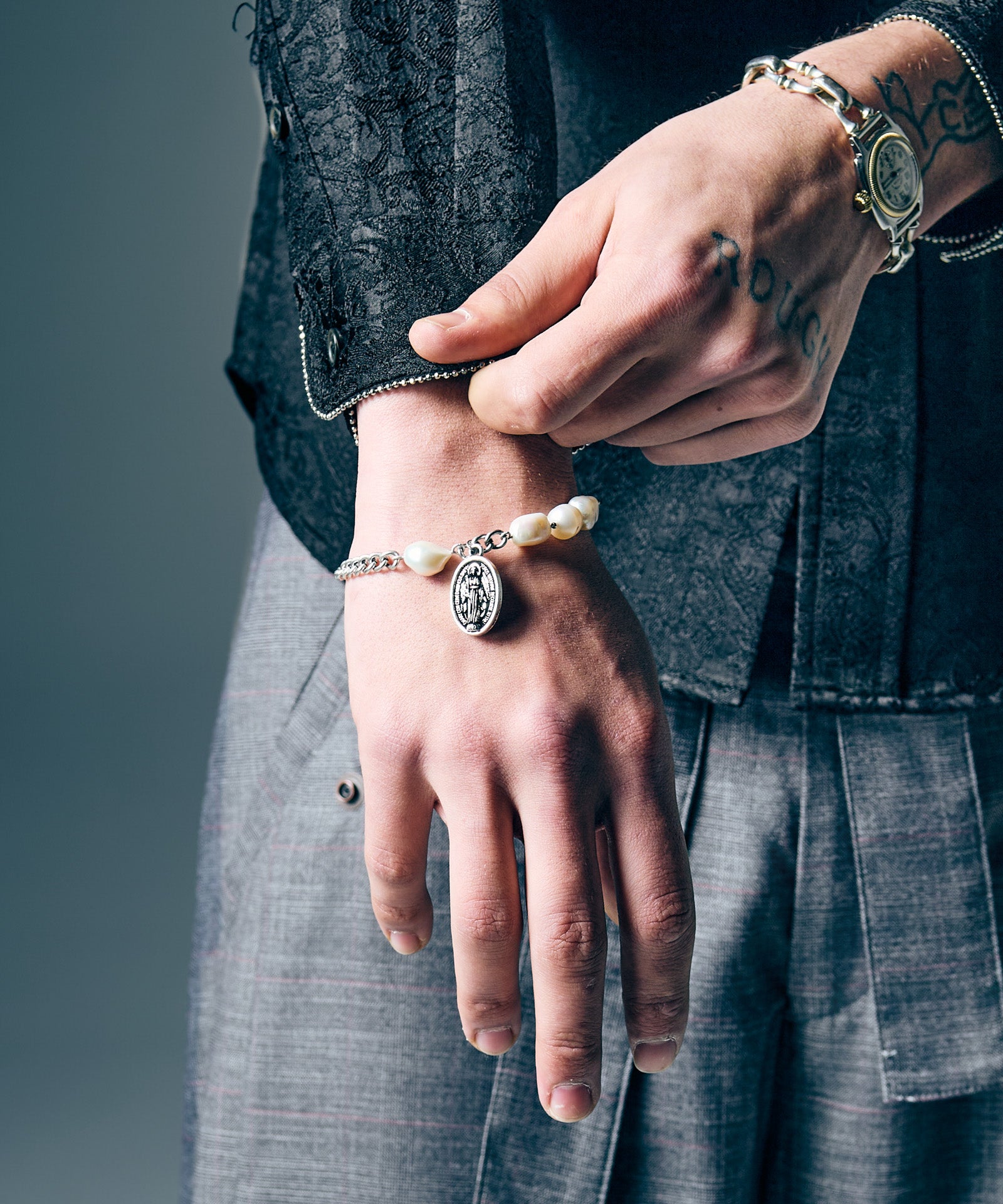 GB0226/AC15 : Maria Pearl Bracelet / マリアパールブレスレット