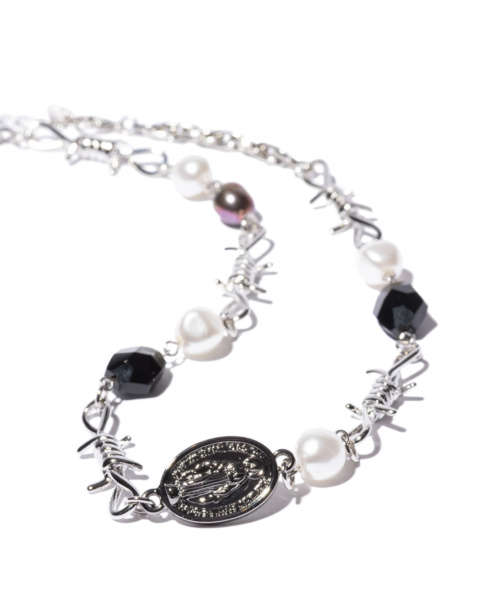 GB0226/AC16 : Anarchy Pearl Necklace / アナーキーパールネックレス
