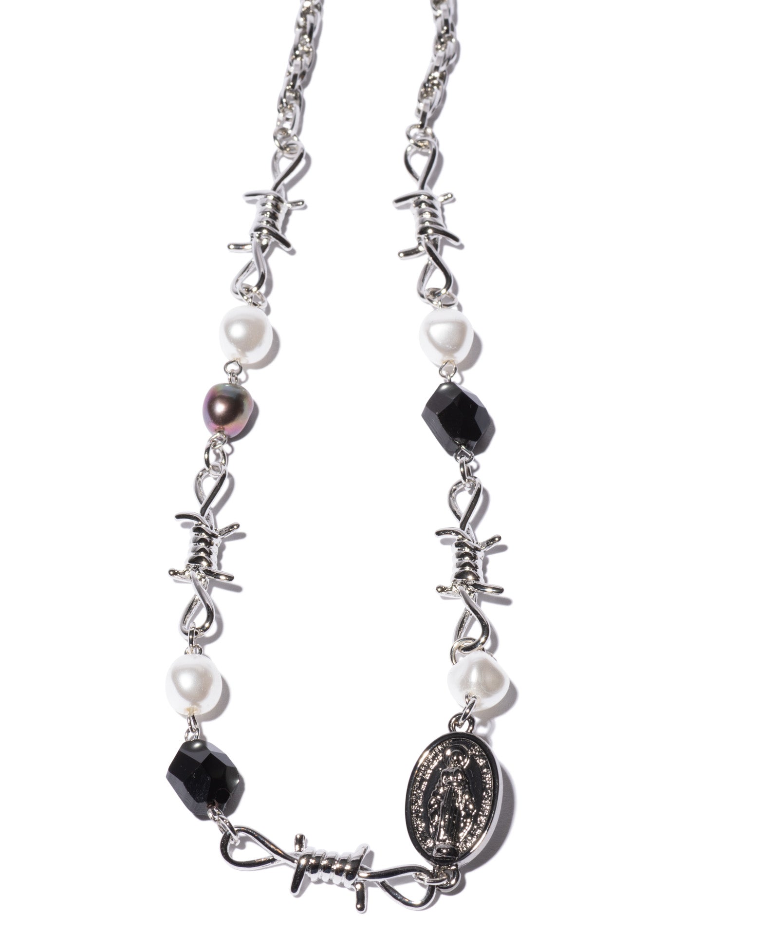 GB0226/AC16 : Anarchy Pearl Necklace / アナーキーパールネックレス