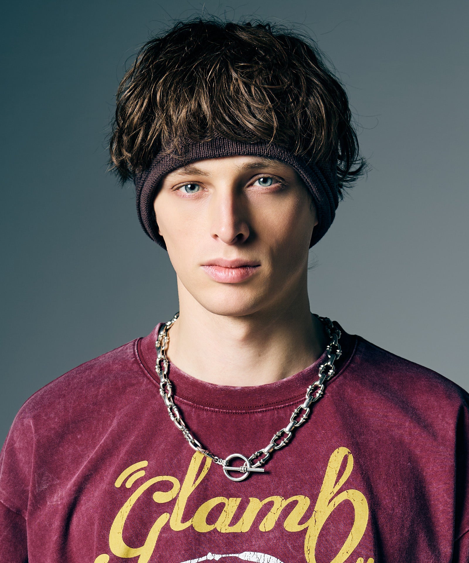 【新品未使用】 kinema knit hair band 【ブラウン】 GB0226/CP05 : Knit Hair Band / ニットヘアバンド | glamb Online