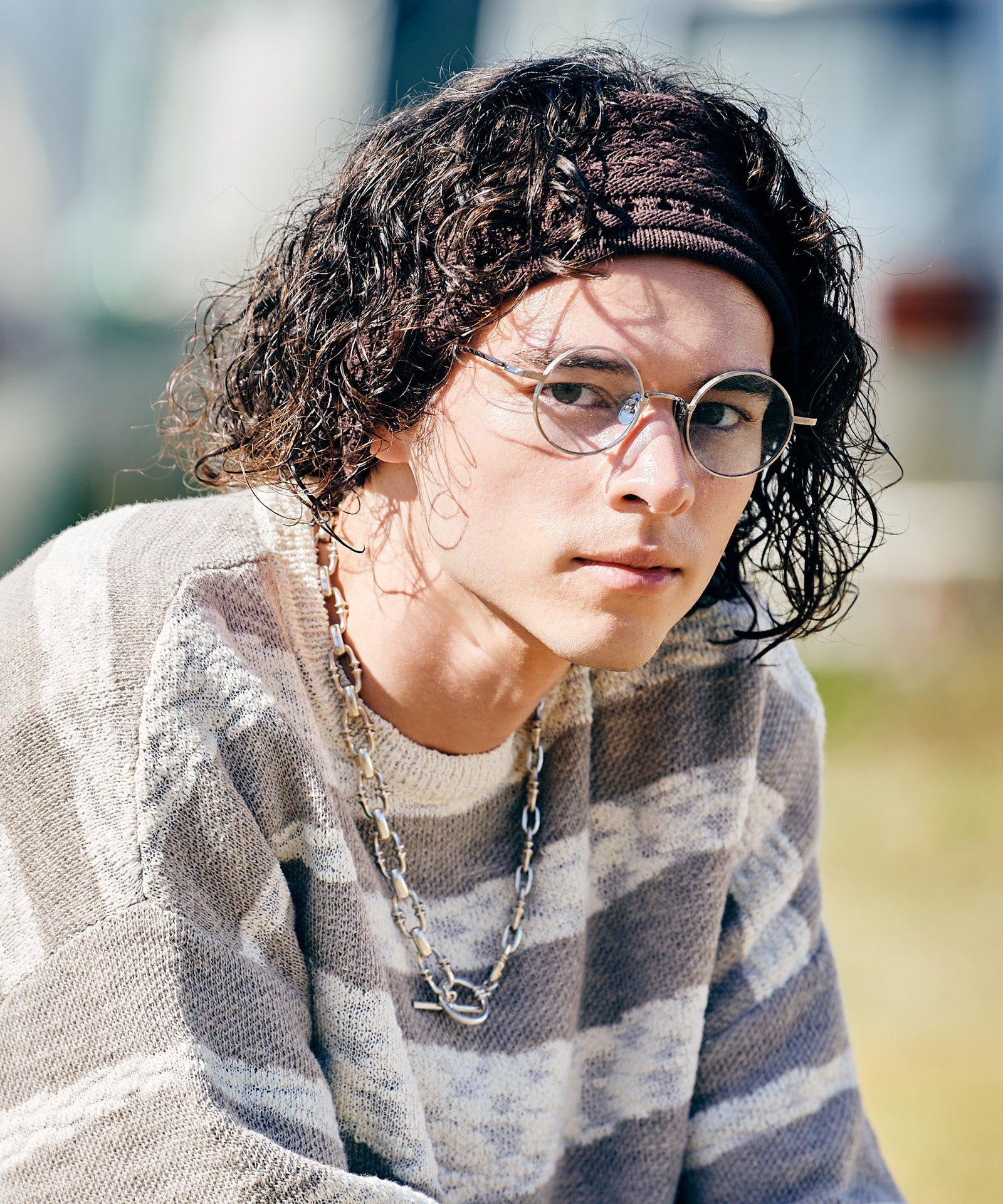 【新品未使用】 kinema knit hair band 【ブラウン】 GB0226/CP05 : Knit Hair Band / ニットヘアバンド | glamb Online