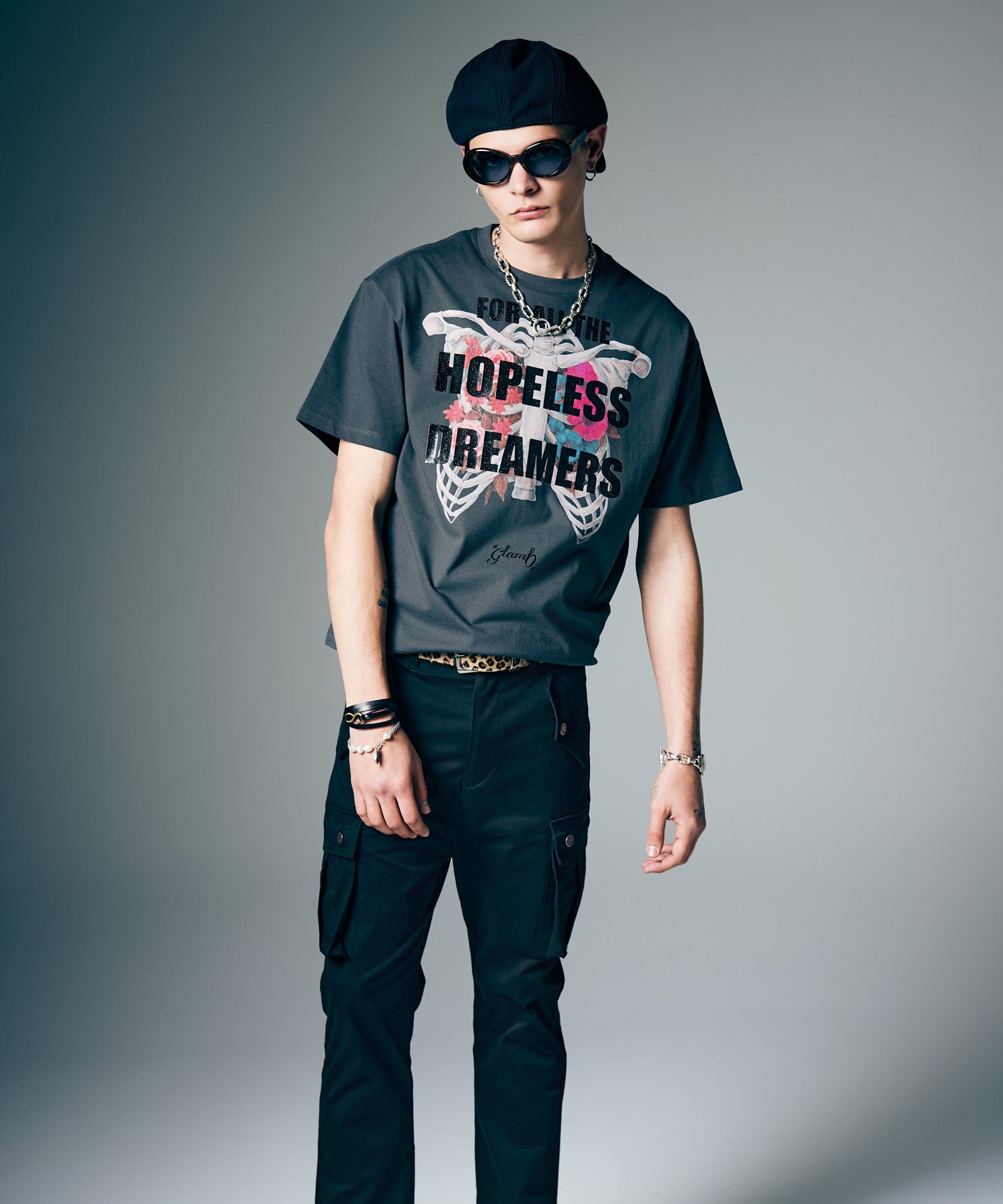 GB0226/CS11 : Velour Road T-Shirt / ベロアロードTシャツ | glamb