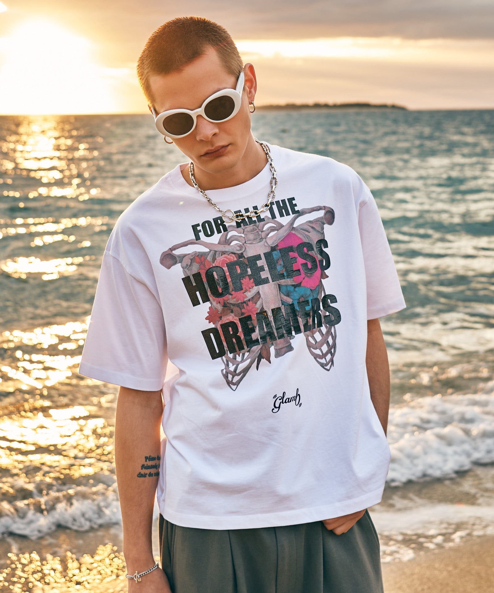 美品 glamb カットソー インディアン メンズ tシャツ glamb 予約販売3 