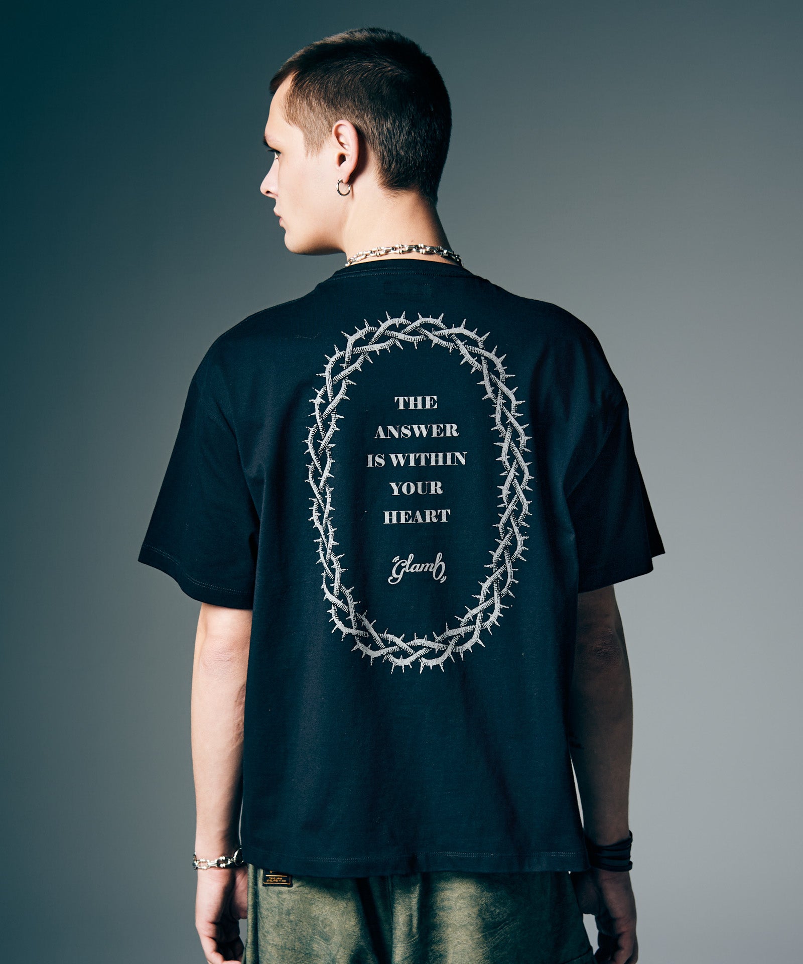 GB0226/CS02 : Prayer Charm T-Shirt / プレイヤーチャームTシャツ