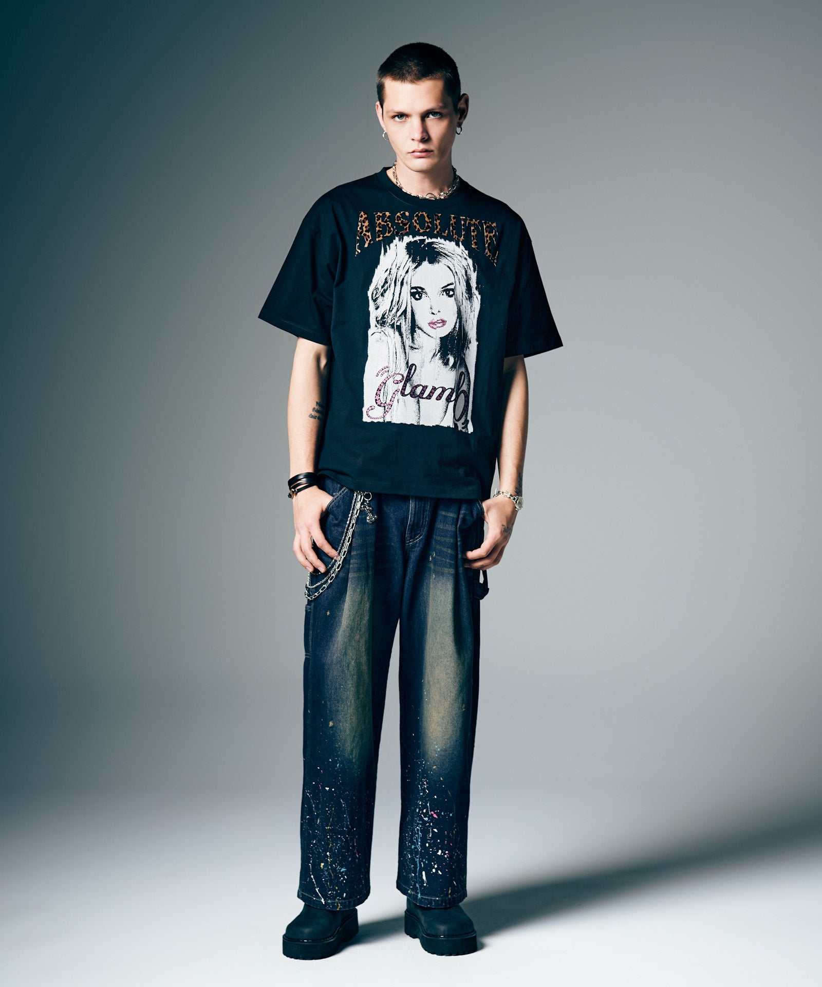 GB0226/CS11 : Velour Road T-Shirt / ベロアロードTシャツ | glamb