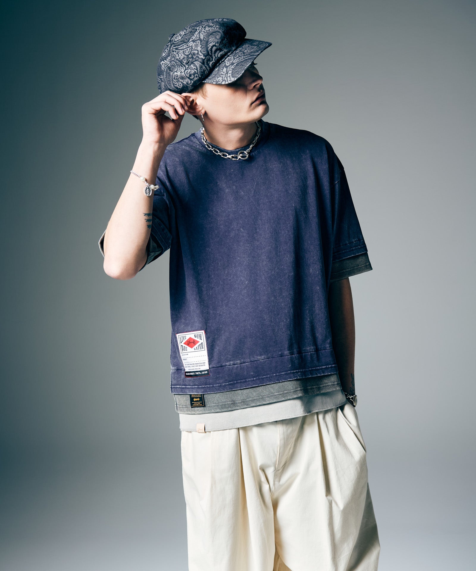 GB0226/CS07 : Tri Layered Cutsew / トライレイヤードカットソー