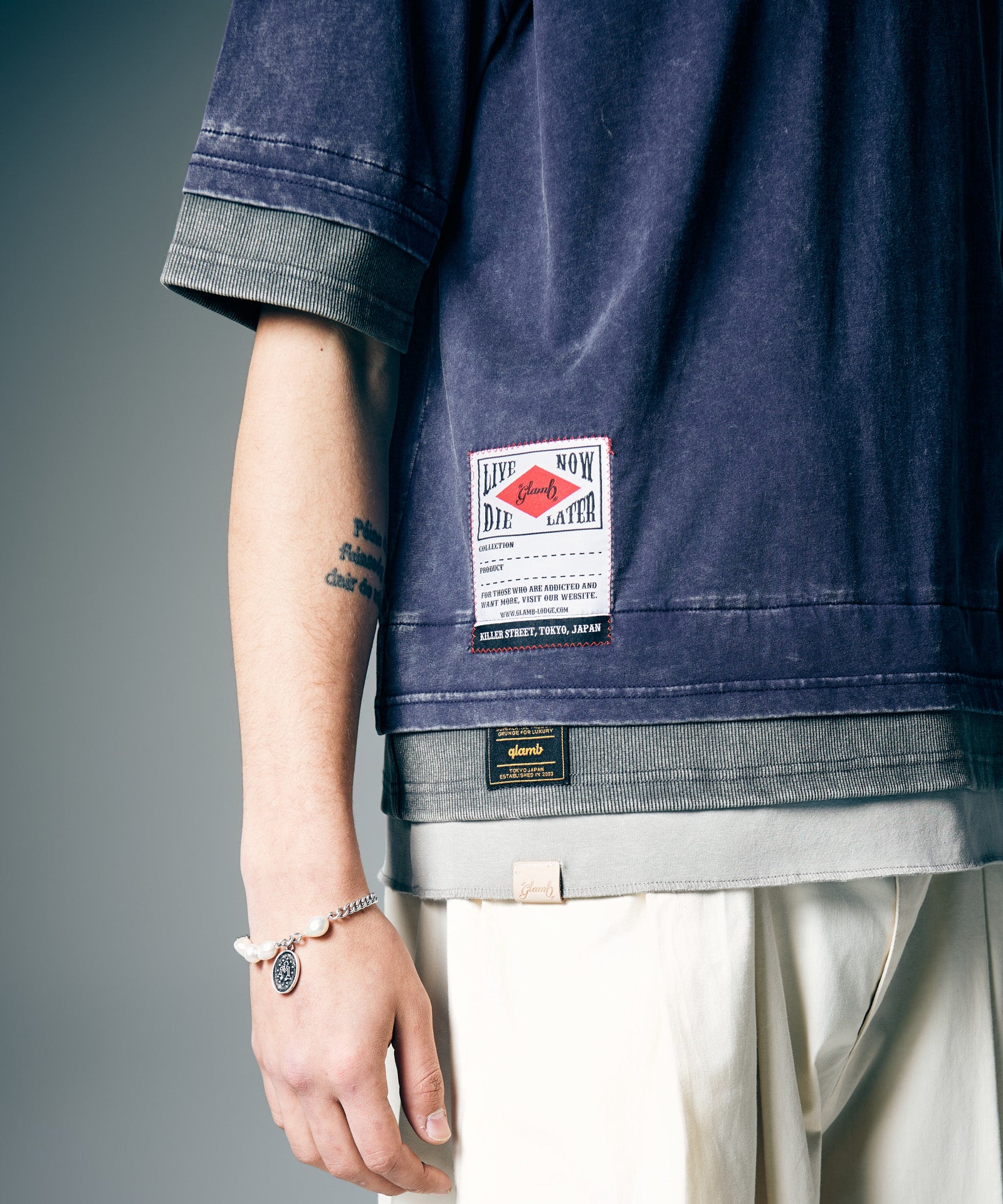 glamb Tri layered yak knit/トライレイヤードヤクニット 【公式通販】