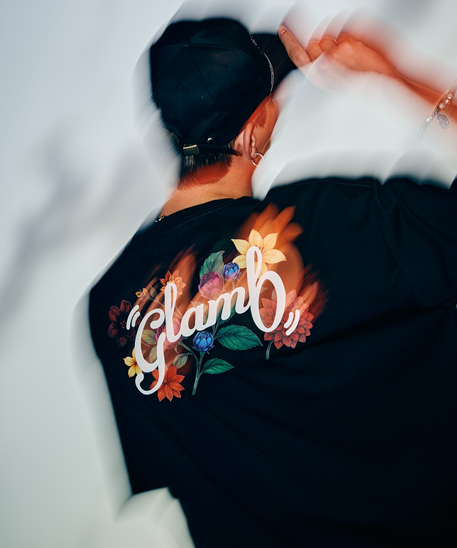 Floral Spin Logo T-Shirt / フローラルスピンロゴTシャツ