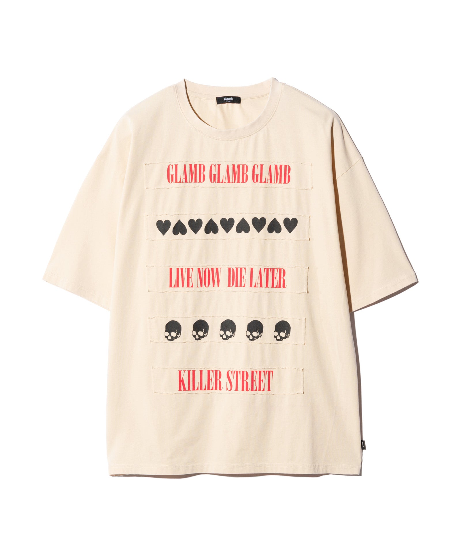 GB0226/CS09 : Skull Heart T-Shirt / スカルハートTシャツ – glamb