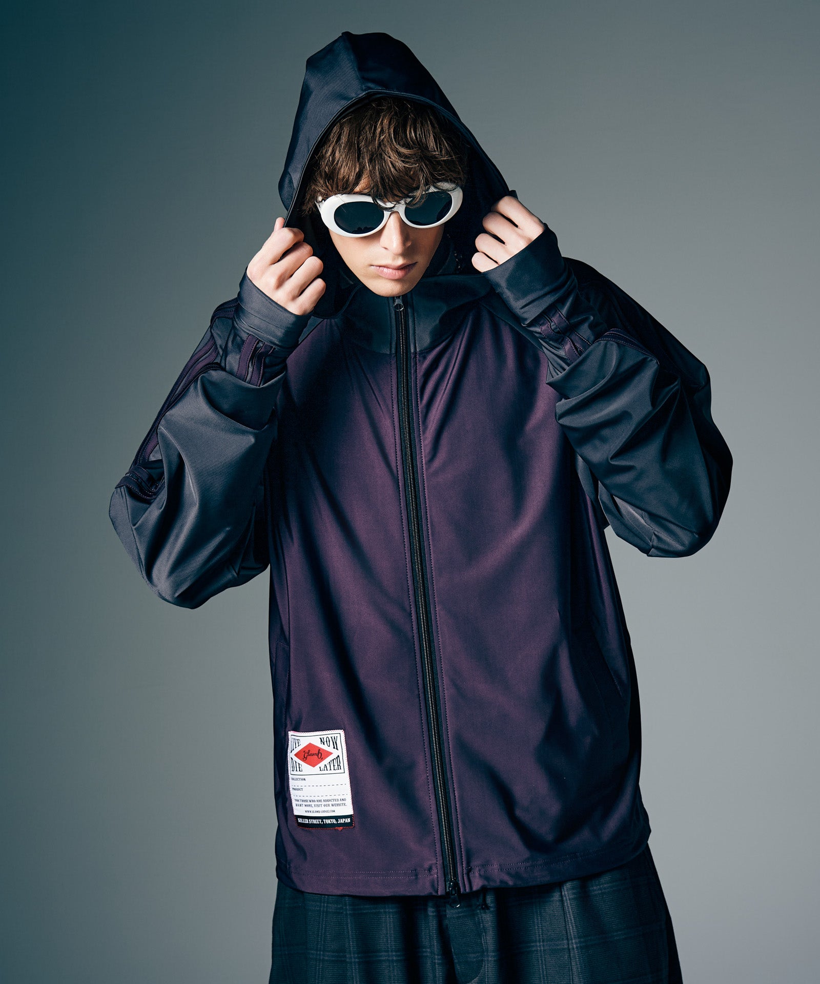 GB0226/CS10 : Rash Guard Hood Jersey / ラッシュガードフード