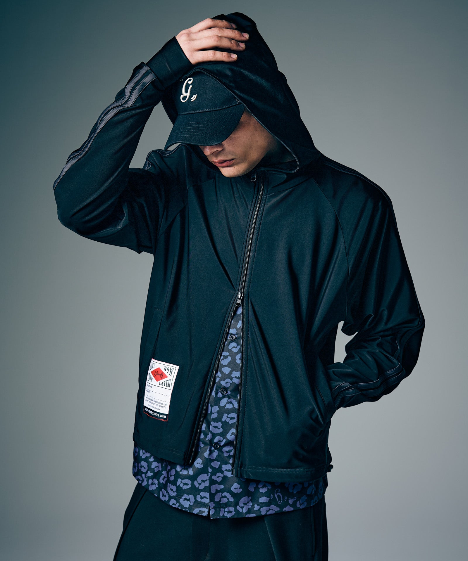 GB0226/CS10 : Rash Guard Hood Jersey / ラッシュガードフード