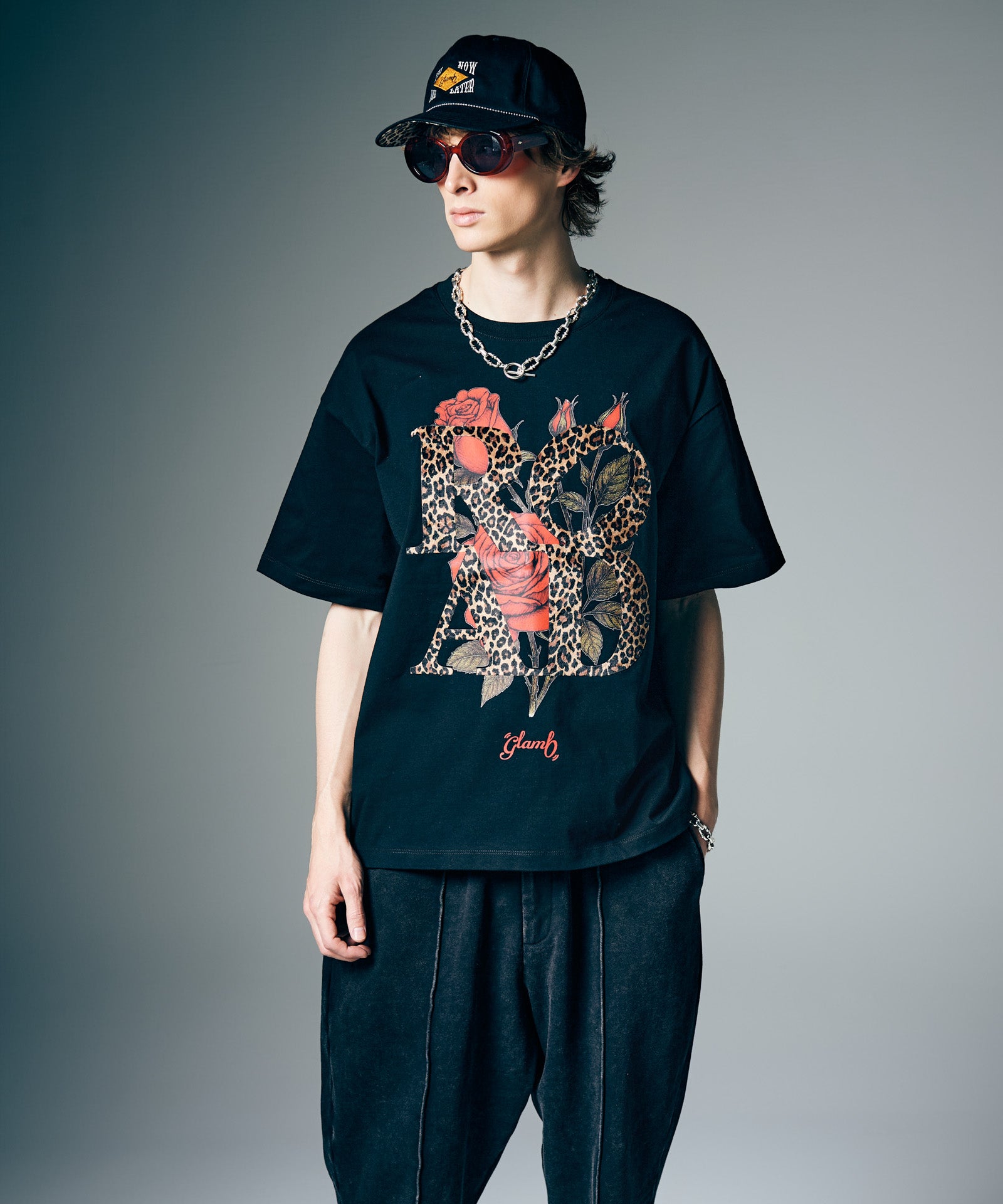 SAY!!!様　ENFÖLD VELOUR T-SHIRT ベロア Tシャツ GB0226/CS11 : Velour Road T-Shirt / ベロアロードTシャツ | glamb