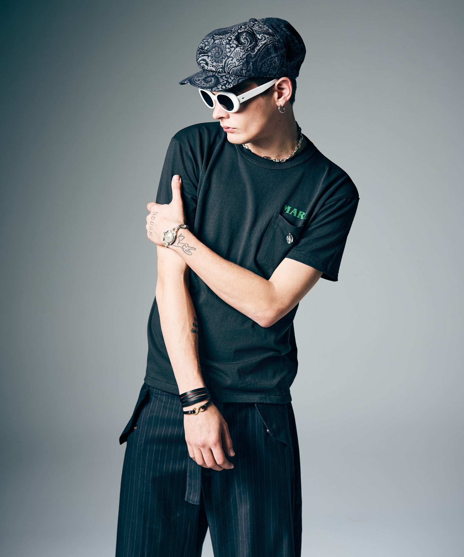 H:187 / C:92 / W:74 / H:91 着用サイズ:L