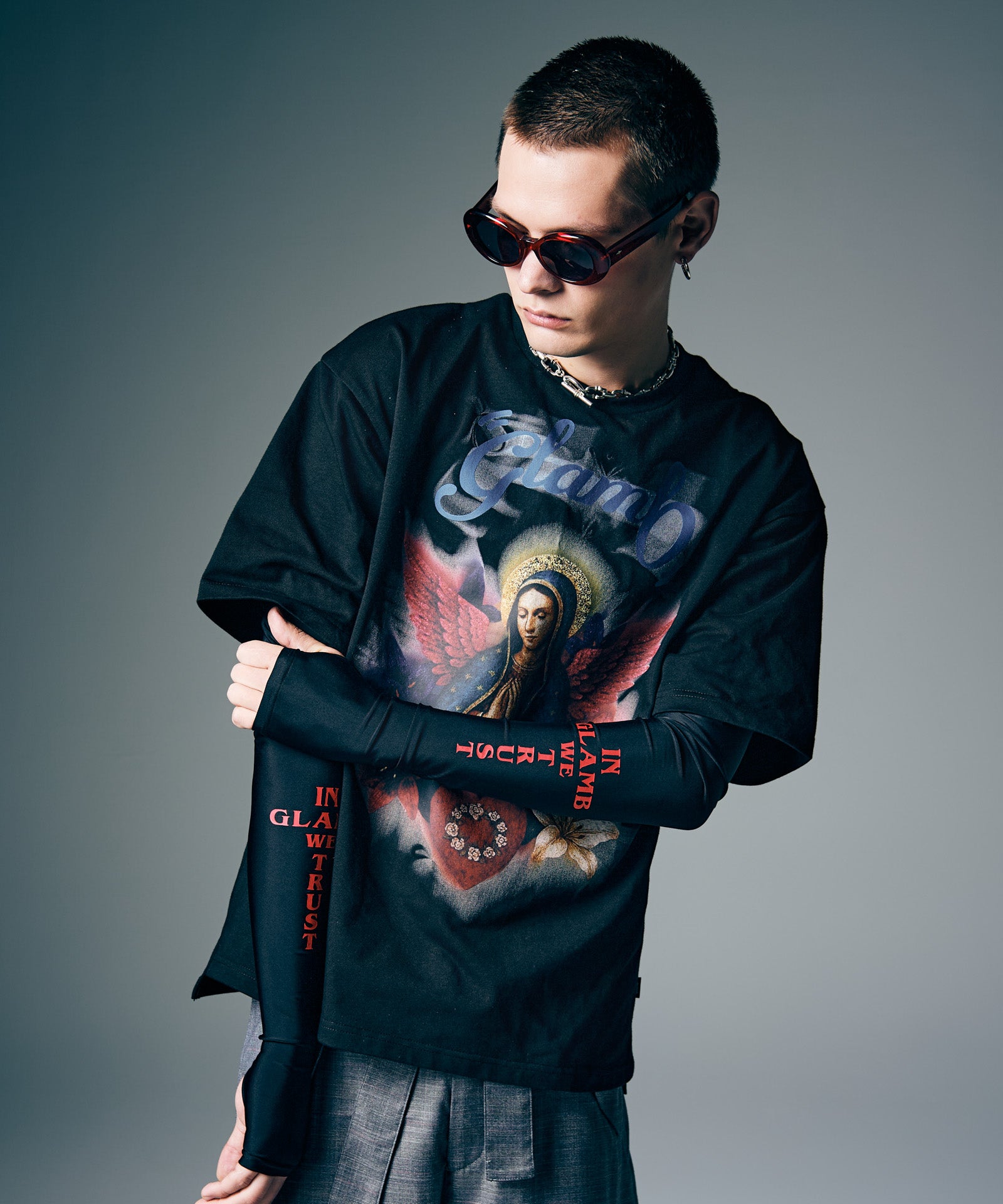 H:187 / C:92 / W:74 / H:91 着用サイズ:M