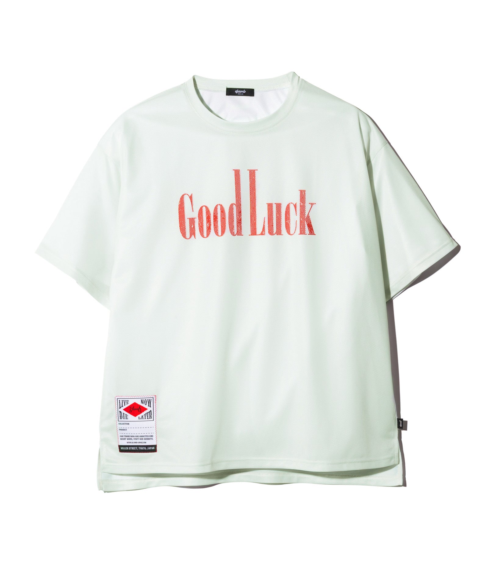 GB0226/CS15 : Good Luck Mesh T-Shirt / グッドラックメッシュTシャツ