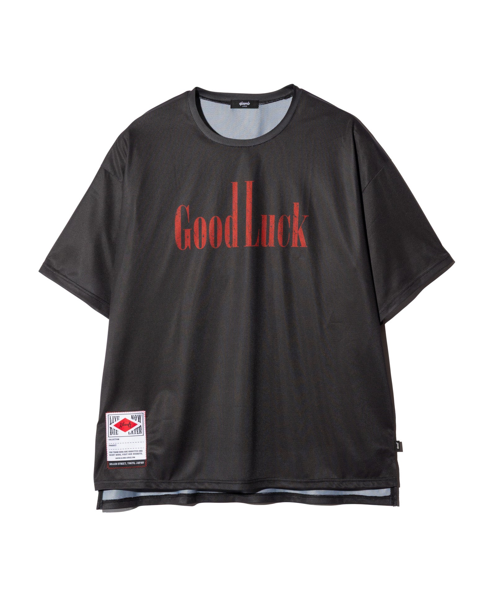 GB0226/CS15 : Good Luck Mesh T-Shirt / グッドラックメッシュTシャツ